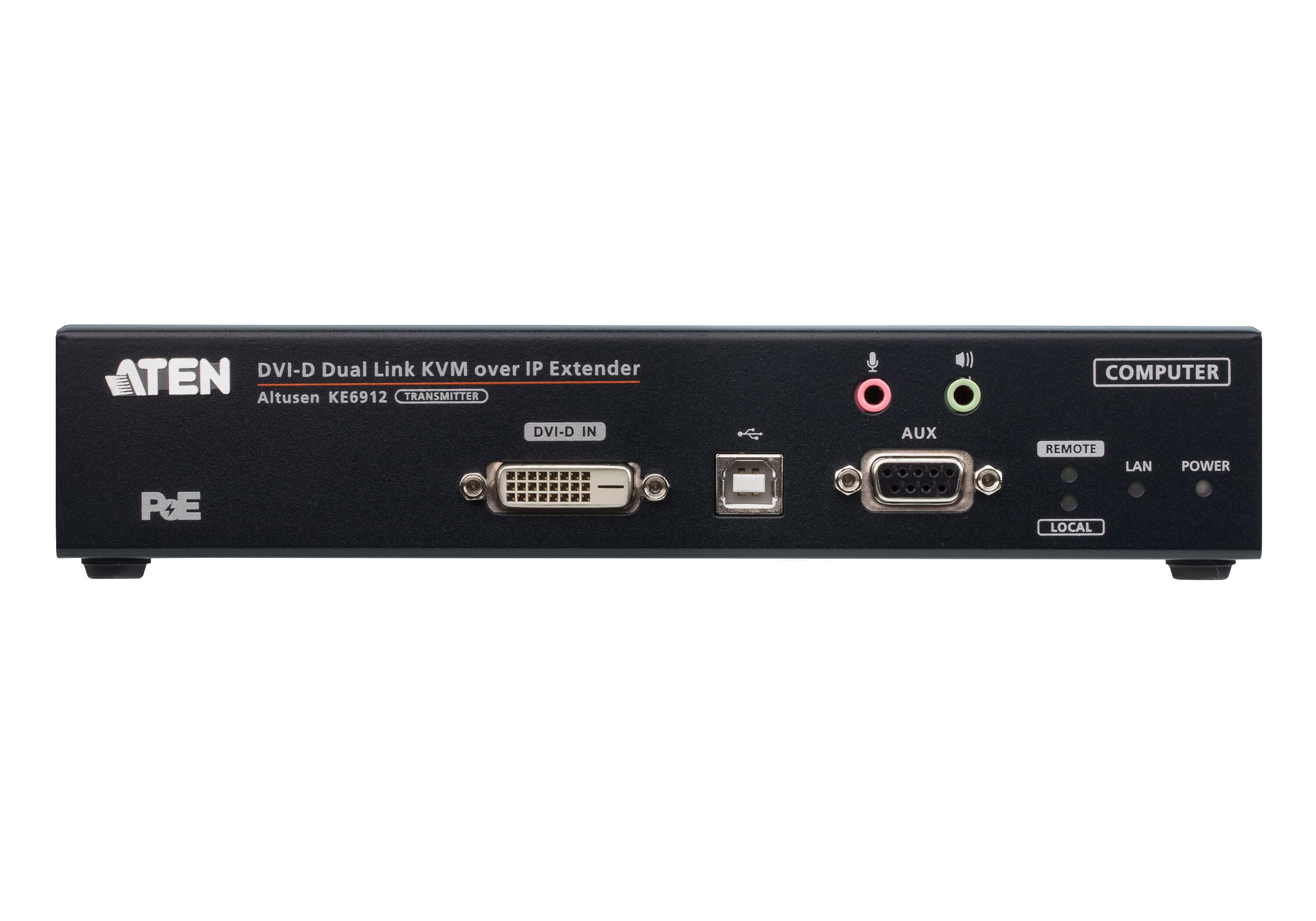 2K DVI-D Dual Link KVM over IP Extender with PoE — изглед 5