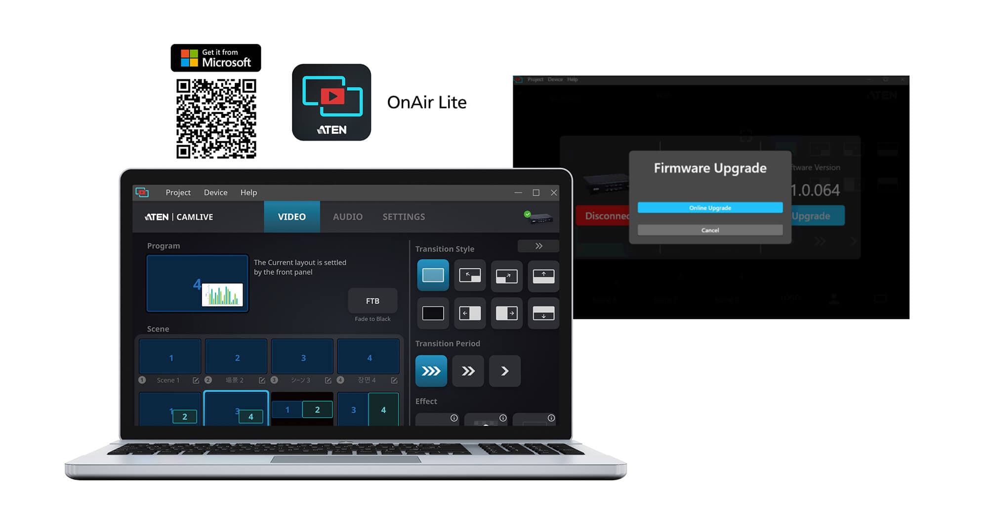 CAMLIVE™ PRO 4K 4-Input HDMI to USB Video Switcher — view 7