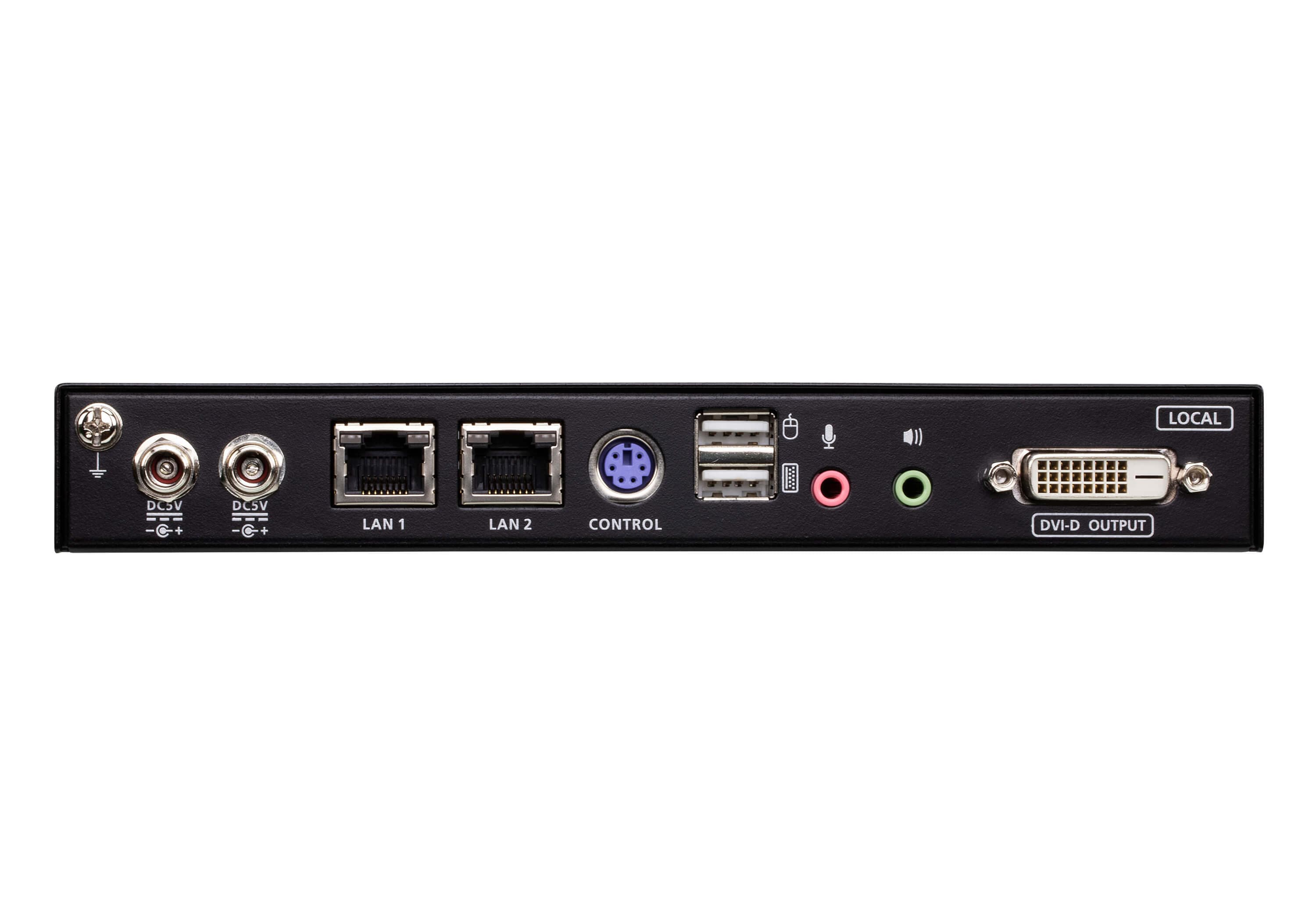 1-Local/Remote Shared Access Single Port DVI KVM over IP Switch — изглед 2