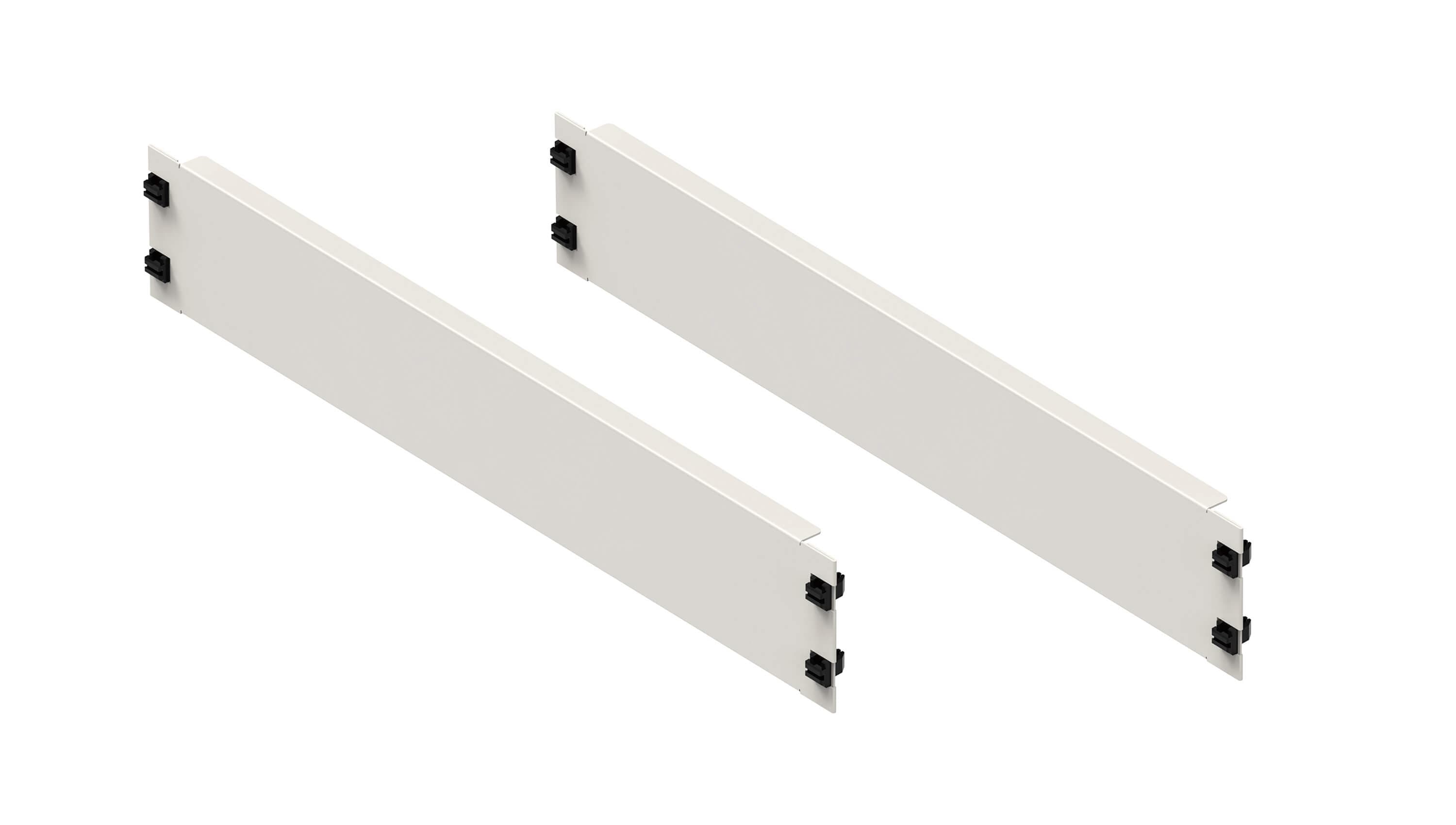 2U Blank Rack Panel (1 set 2 pcs) — изглед 2