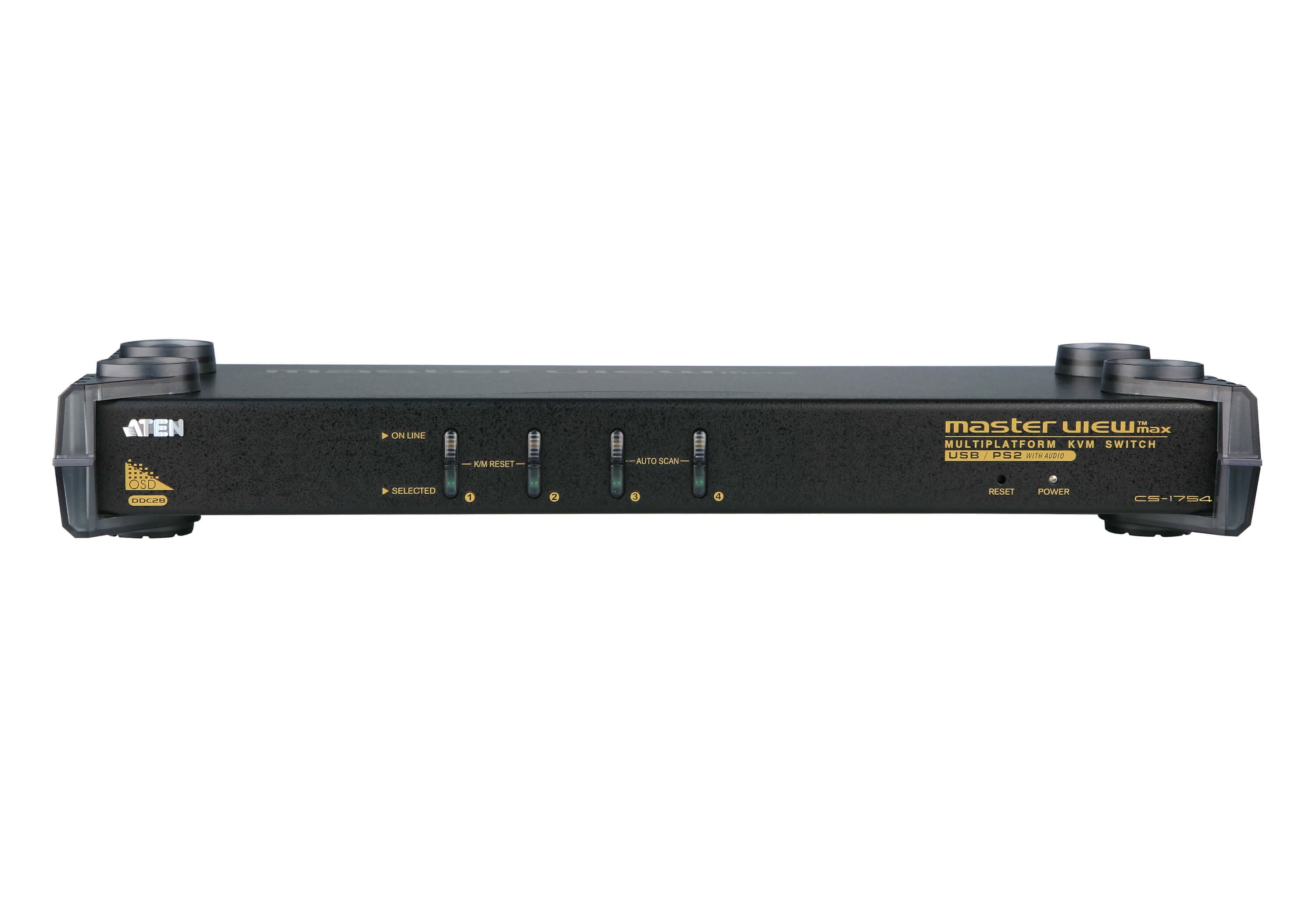 4-Port PS/2-USB VGA/Audio KVM Switch — изглед 2