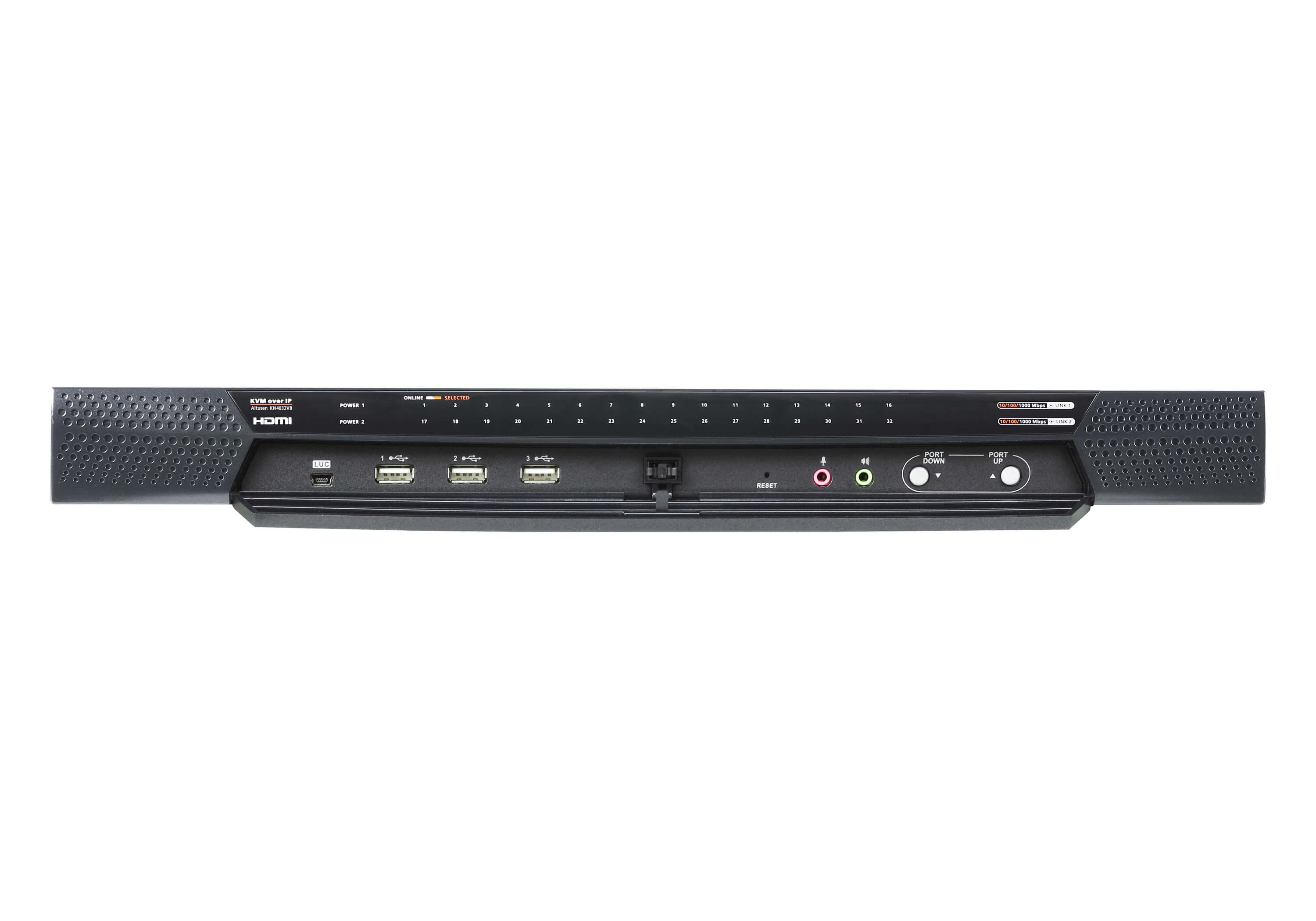 1-Local/4-Remote Shared Access 32-Port Multi-Interface Cat 5 KVM over IP Switch