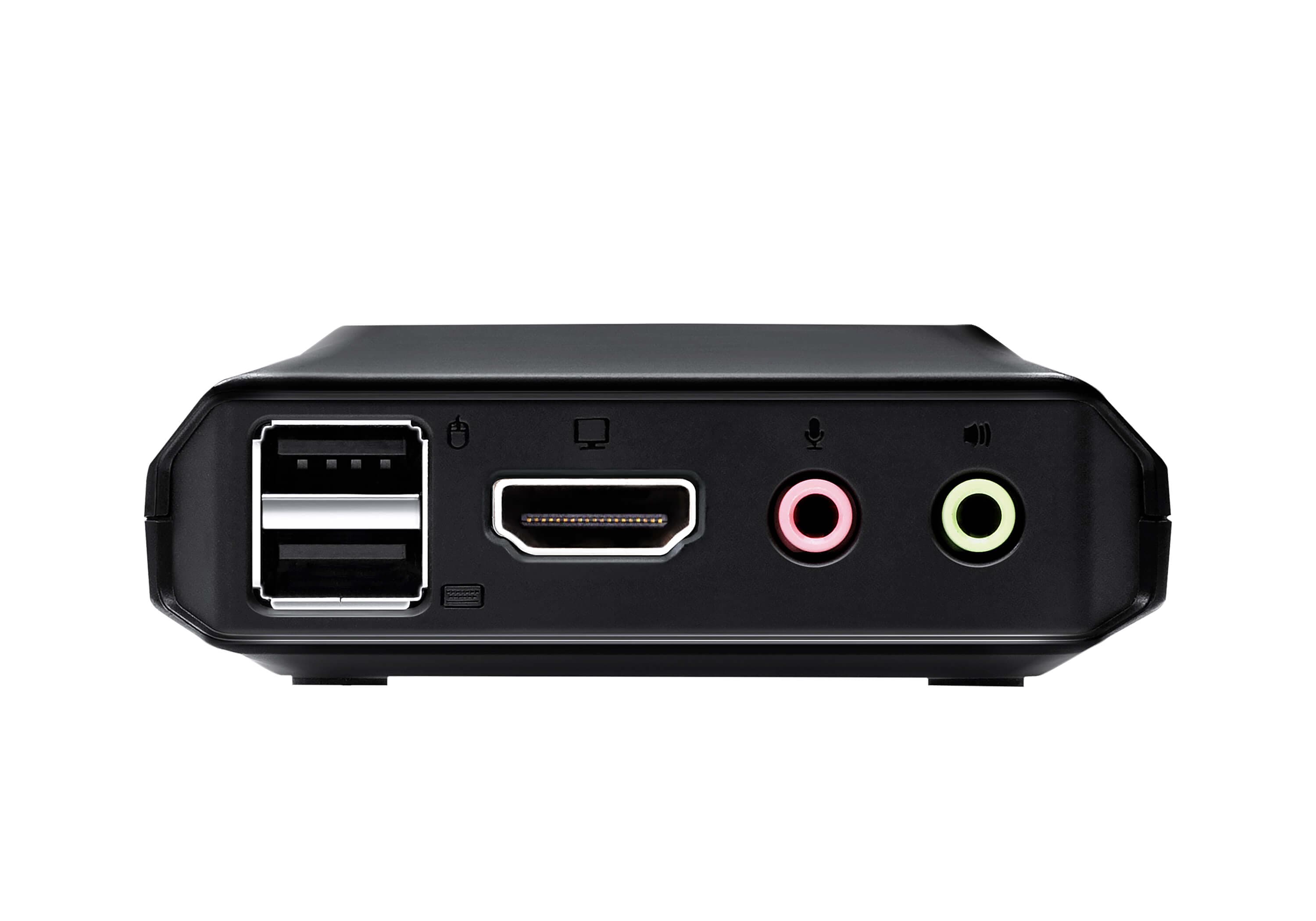 2-Port USB 4K HDMI Cable KVM Switch with Remote Port Selector