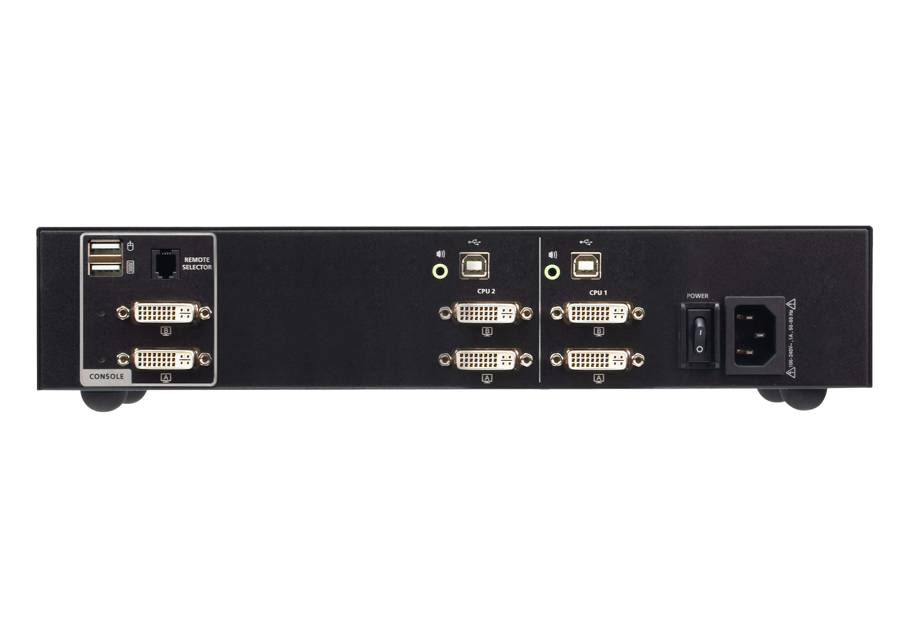 2-Port USB DVI Dual Display Secure KVM Switch (PSD PP v4.0 Compliant)
