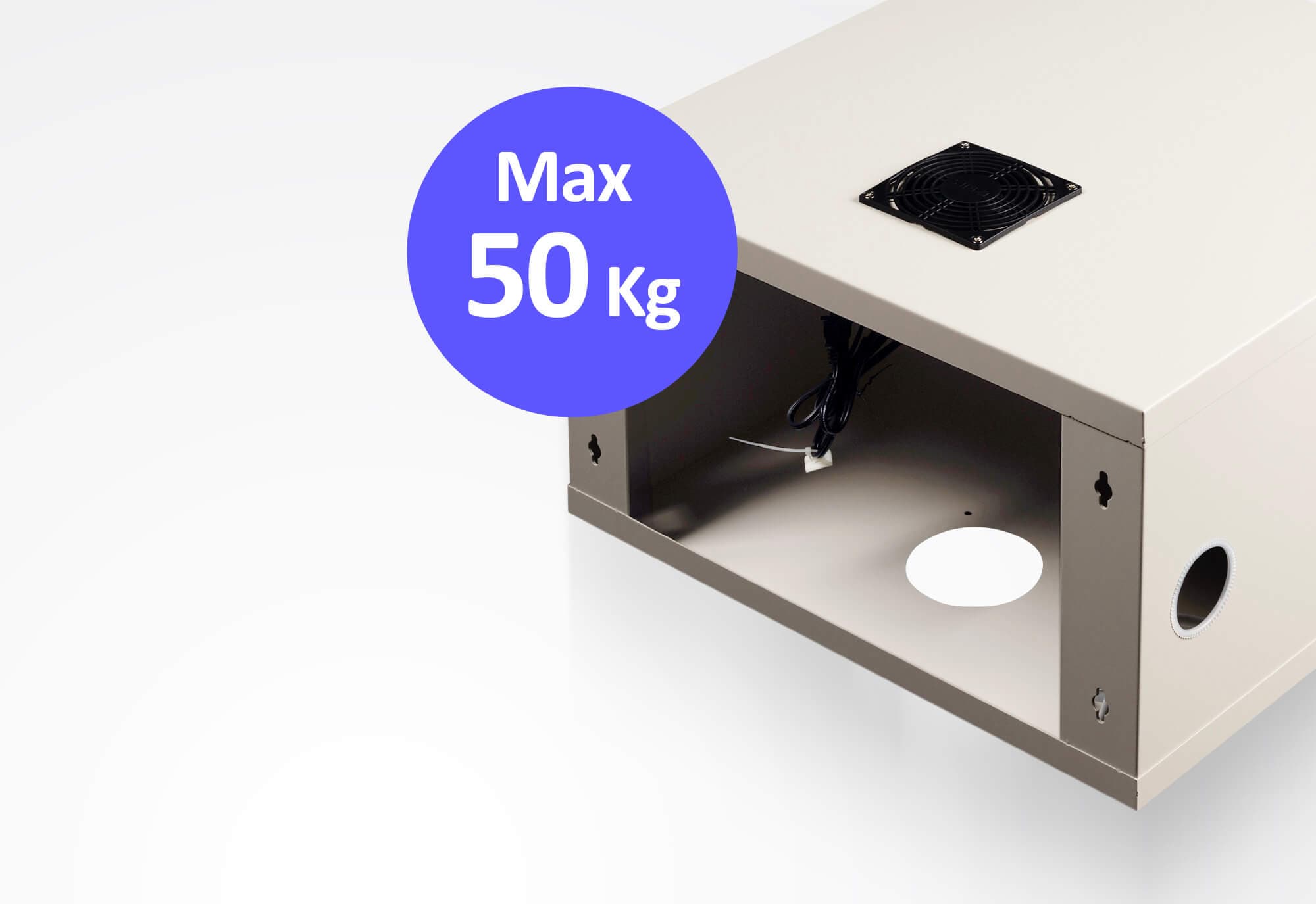6U/8U Wall Mount Rack — изглед 2
