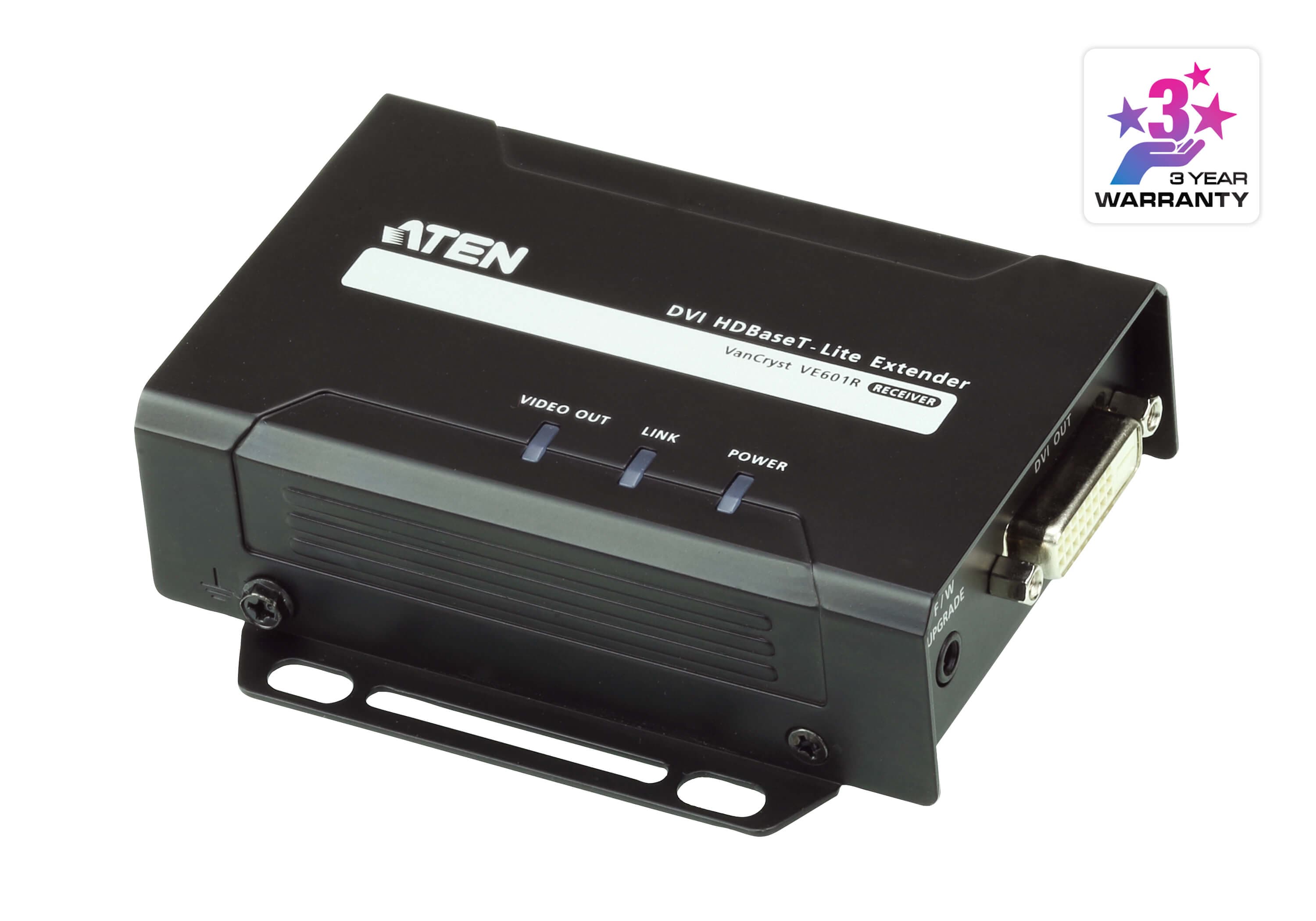 DVI HDBaseT-Lite Receiver (1080p@70m)
(HDBaseT Class B)