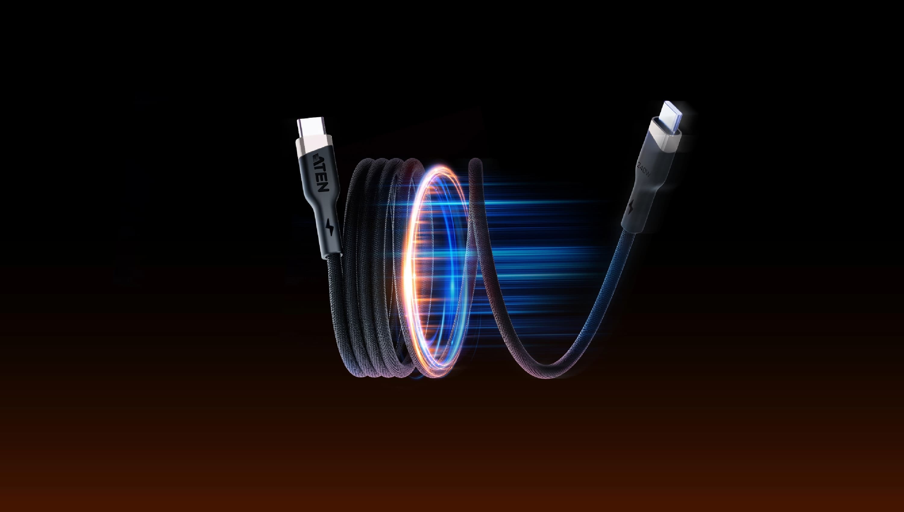 1m 240W USB-C to USB-C Magnetic Charging Cable — изглед 5
