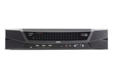 1-Local/4-Remote Shared Access 64-Port Multi-Interface Cat 5 KVM over IP Switch