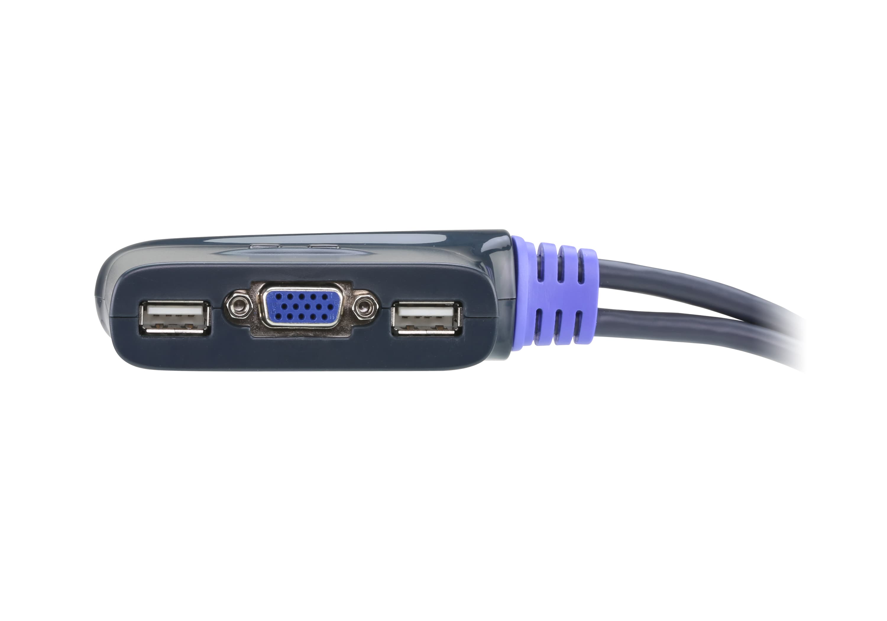 2-Port USB VGA/Audio Cable KVM Switch (1.8m)