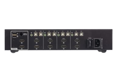 4-Port USB HDMI Dual Display Secure KVM Switch with CAC (PSD PP v4.0 Compliant)