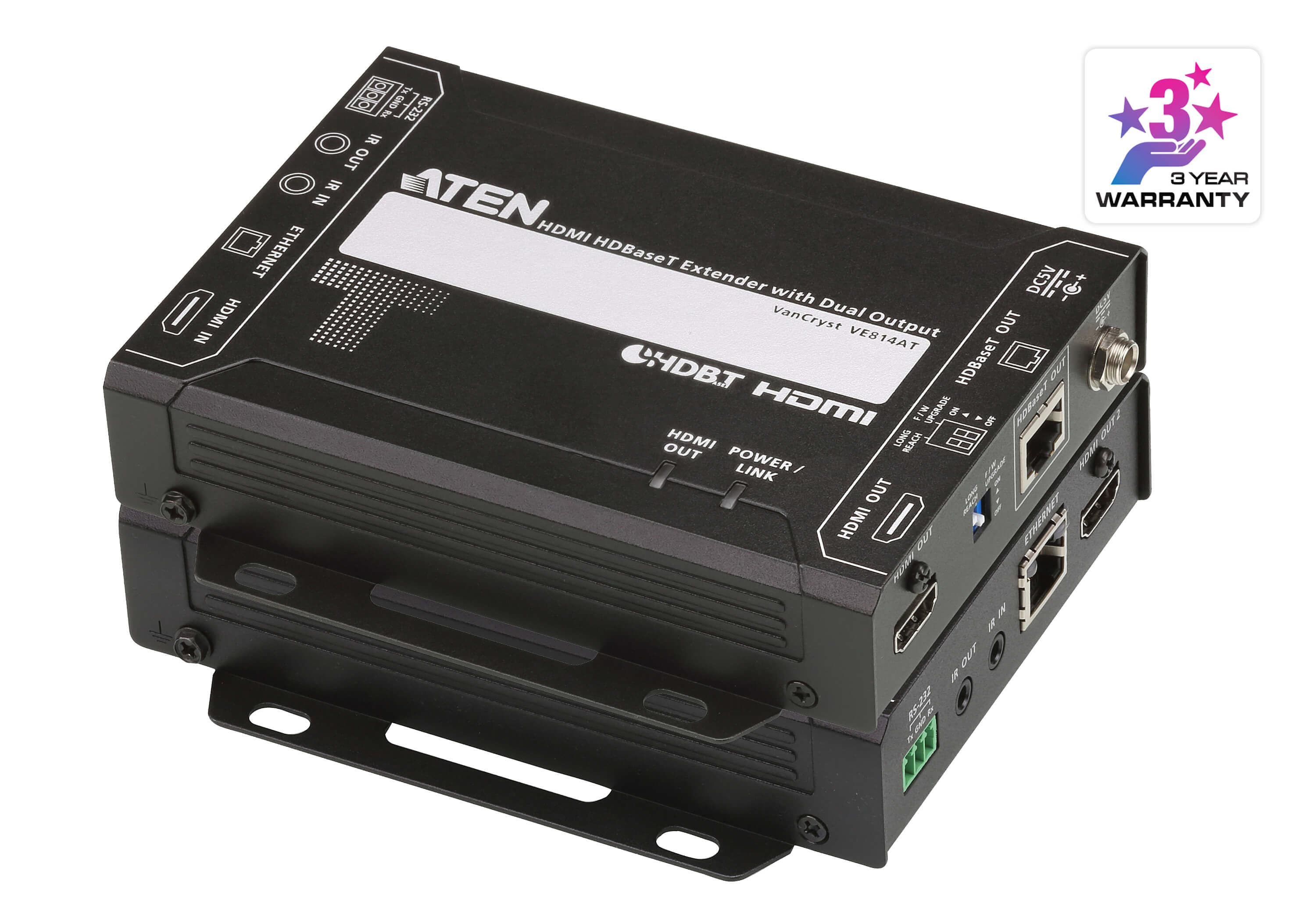 HDMI HDBaseT Extender with Dual Output (4K@100m) (HDBaseT Class A) — изглед 3