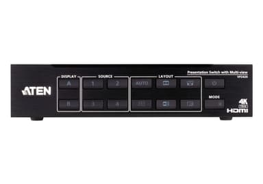4 x 2 True 4K HDMI Presentation Switch with Multi View