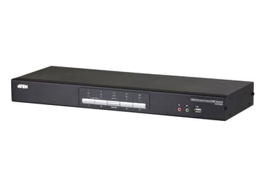 4-Port USB DVI Dual Link Dual Display/Audio KVMP™ Switch
