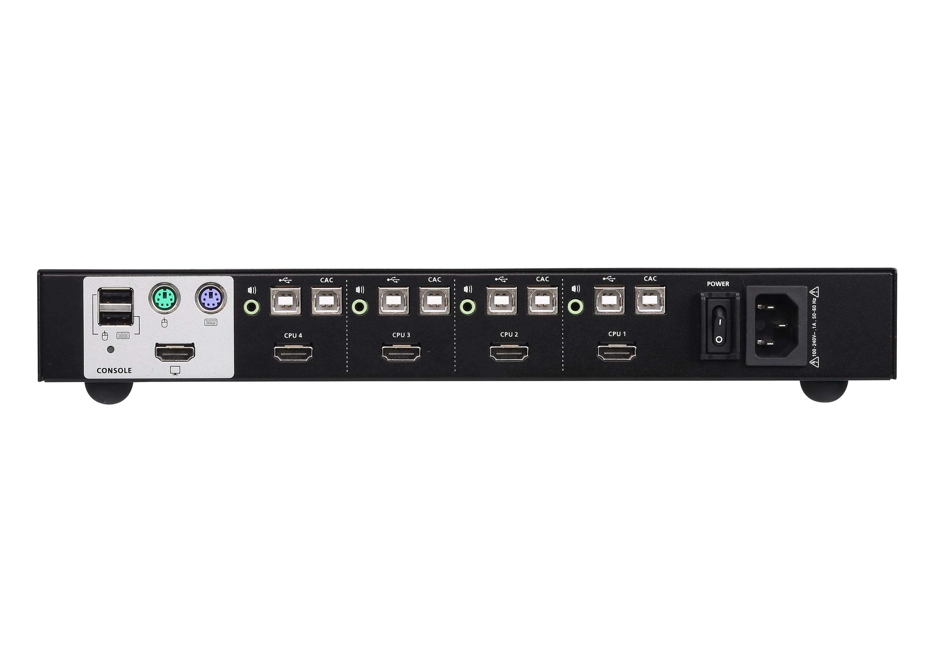 4-Port USB HDMI Secure KVM Switch (PSS PP v3.0 Compliant) — изглед 2