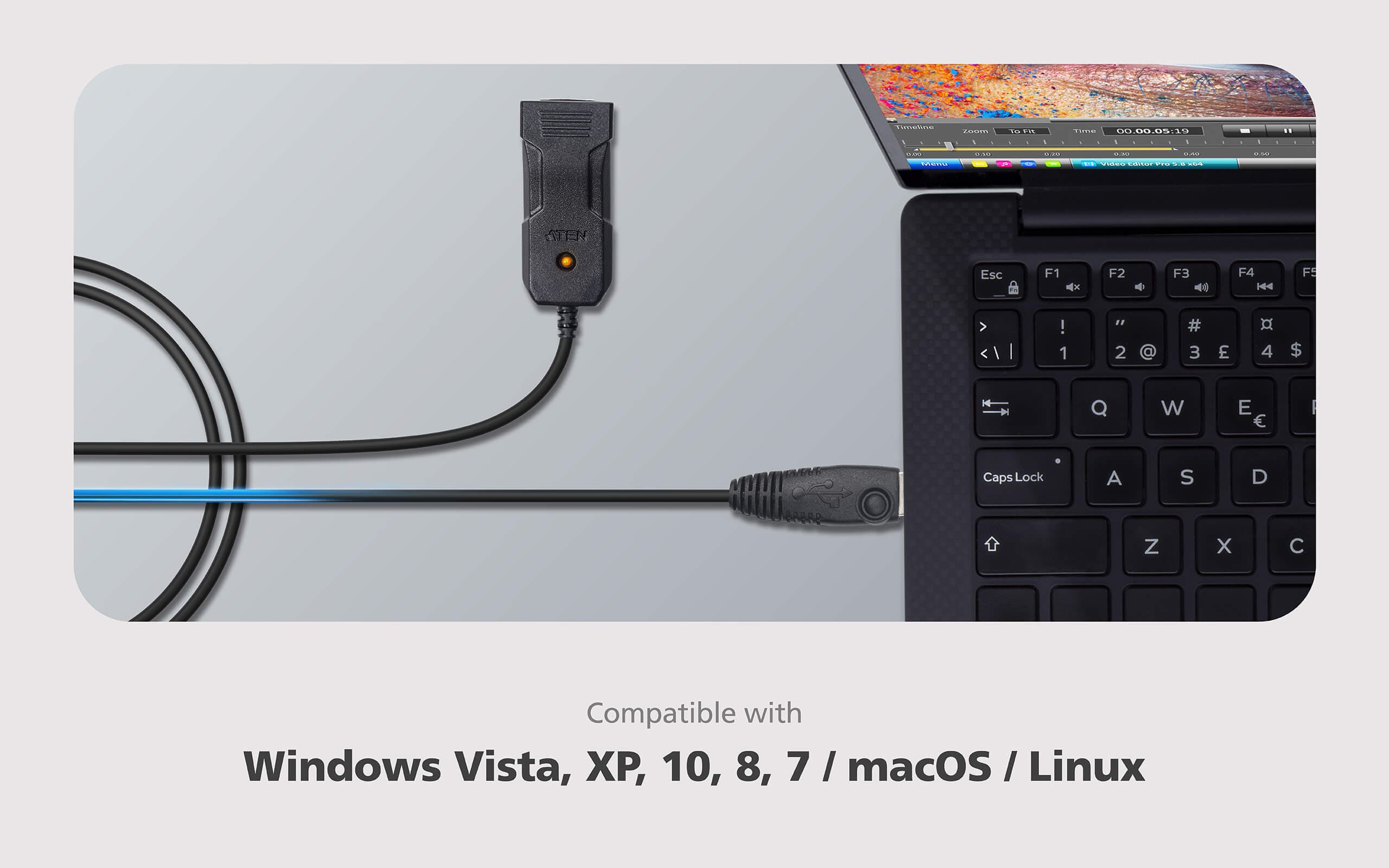 USB to RJ-45 (RS-232) Console Adapter (FTDI/1.2 m) — изглед 2