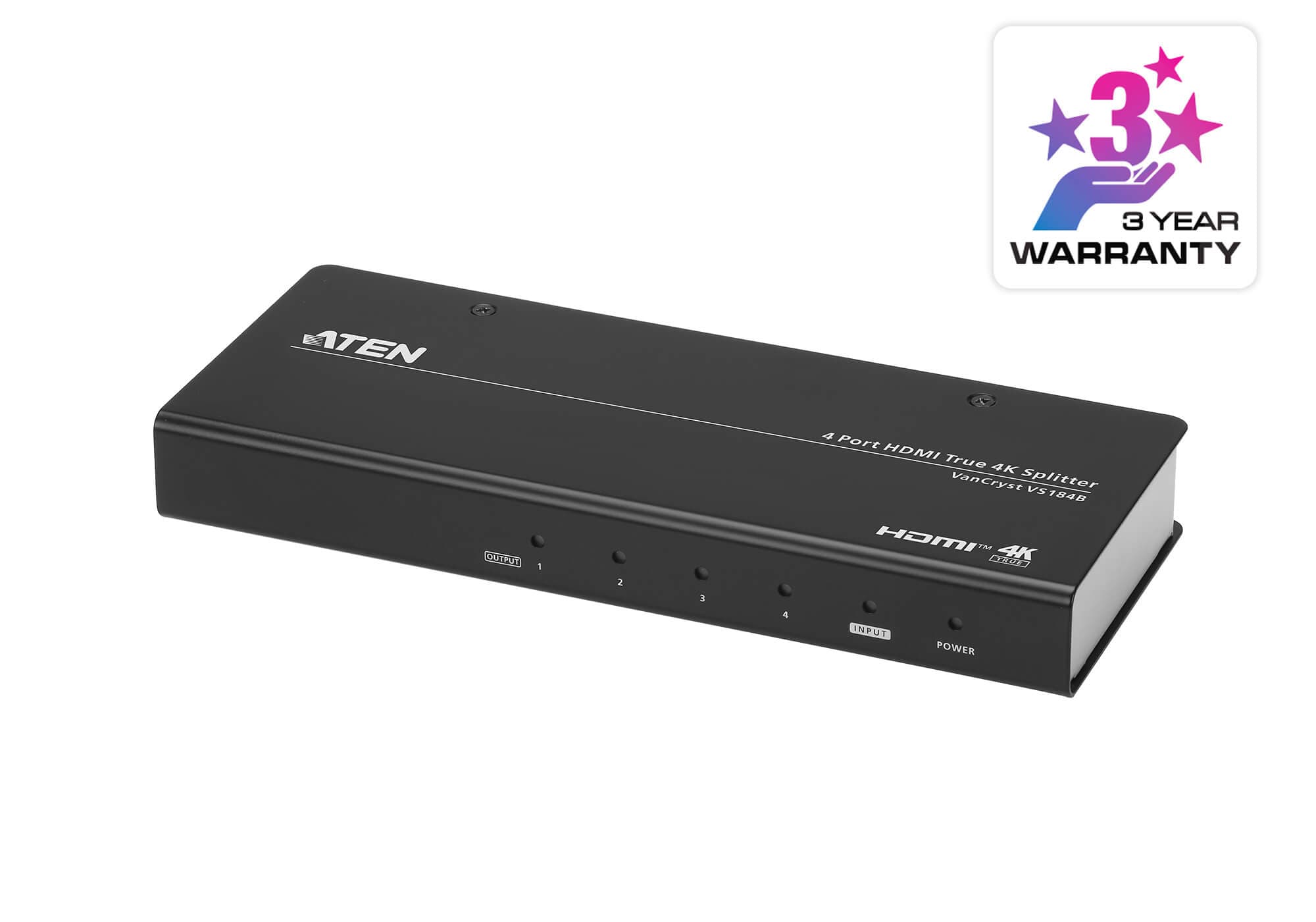 4-Port True 4K HDMI Splitter — изглед 3