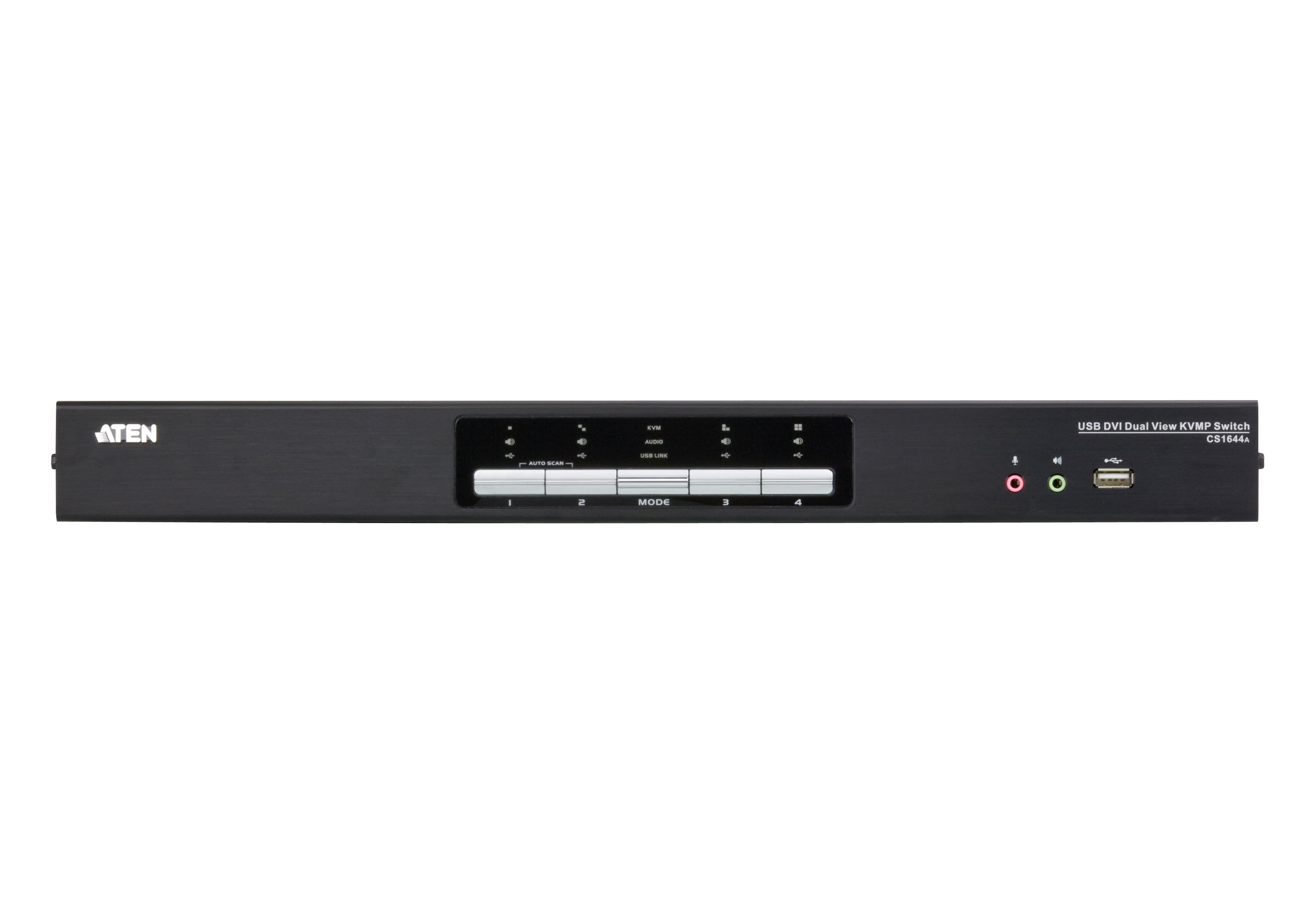 4-Port USB DVI Dual Link Dual Display/Audio KVMP™ Switch — изглед 2