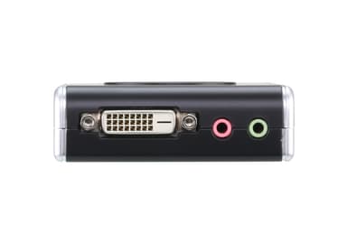 2-Port USB DVI/Audio Cable KVM Switch with Remote Port Selector