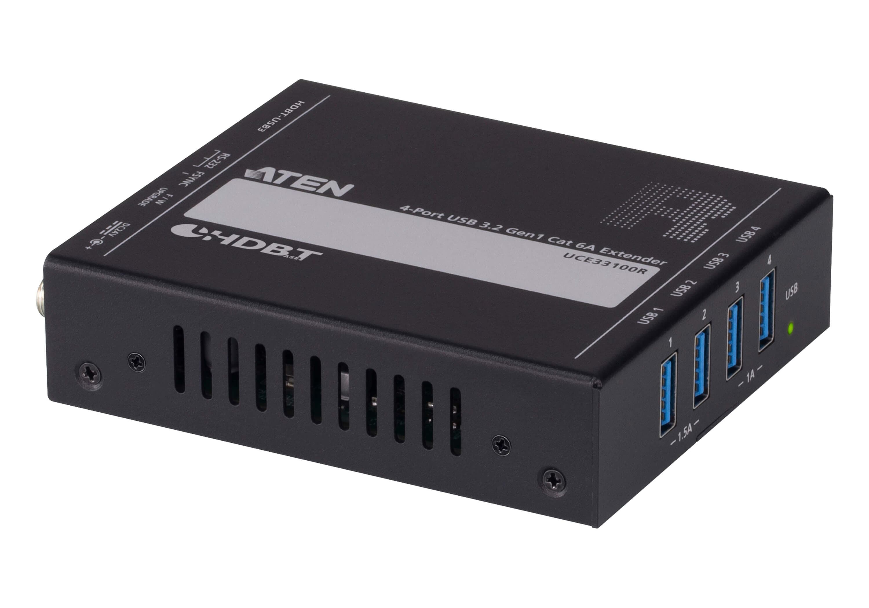 4-Port USB 3.2 Gen 1 Cat 6A Extender (up to 100 m) — изглед 2
