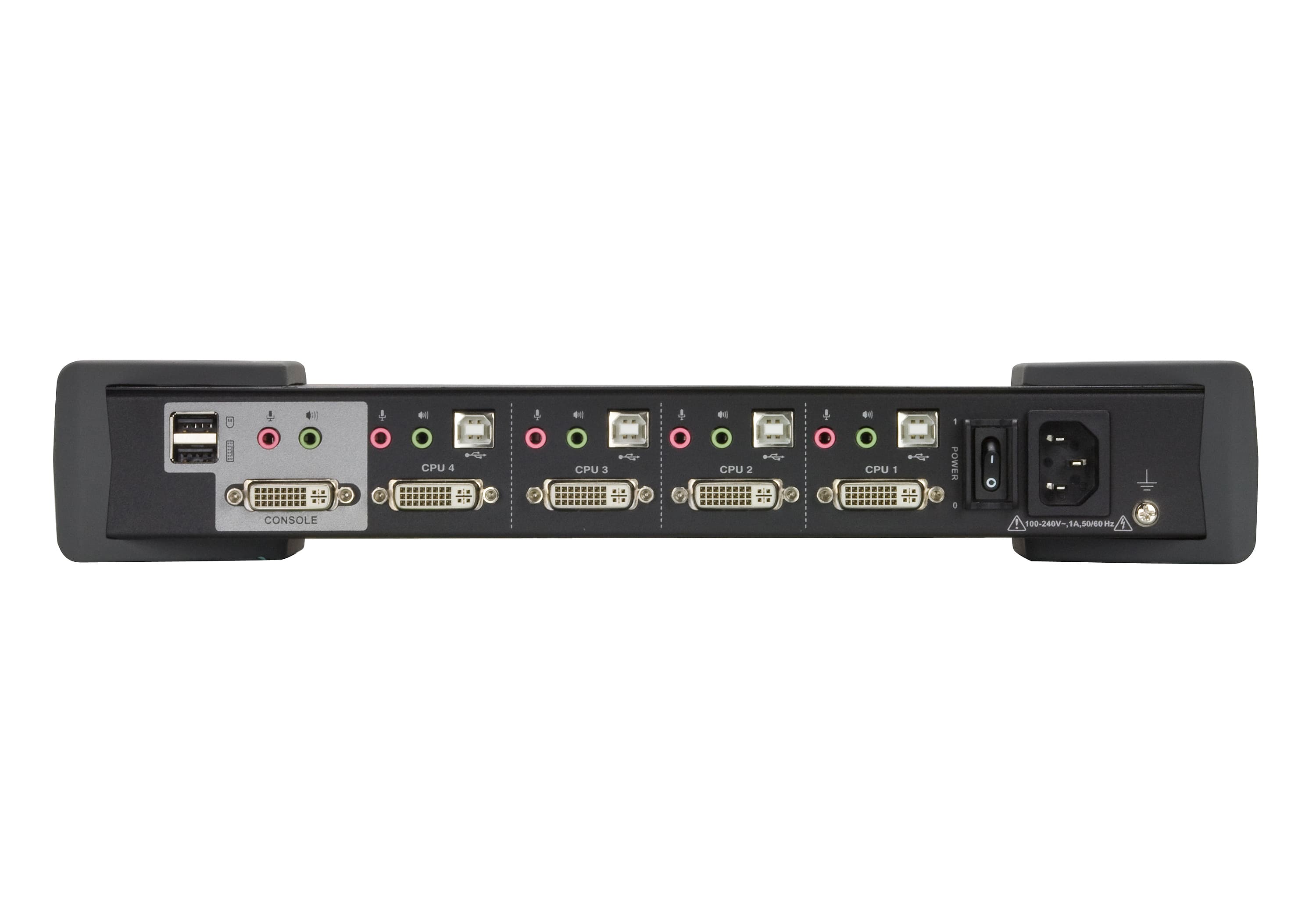 4-Port USB DVI Secure KVM Switch — view 3