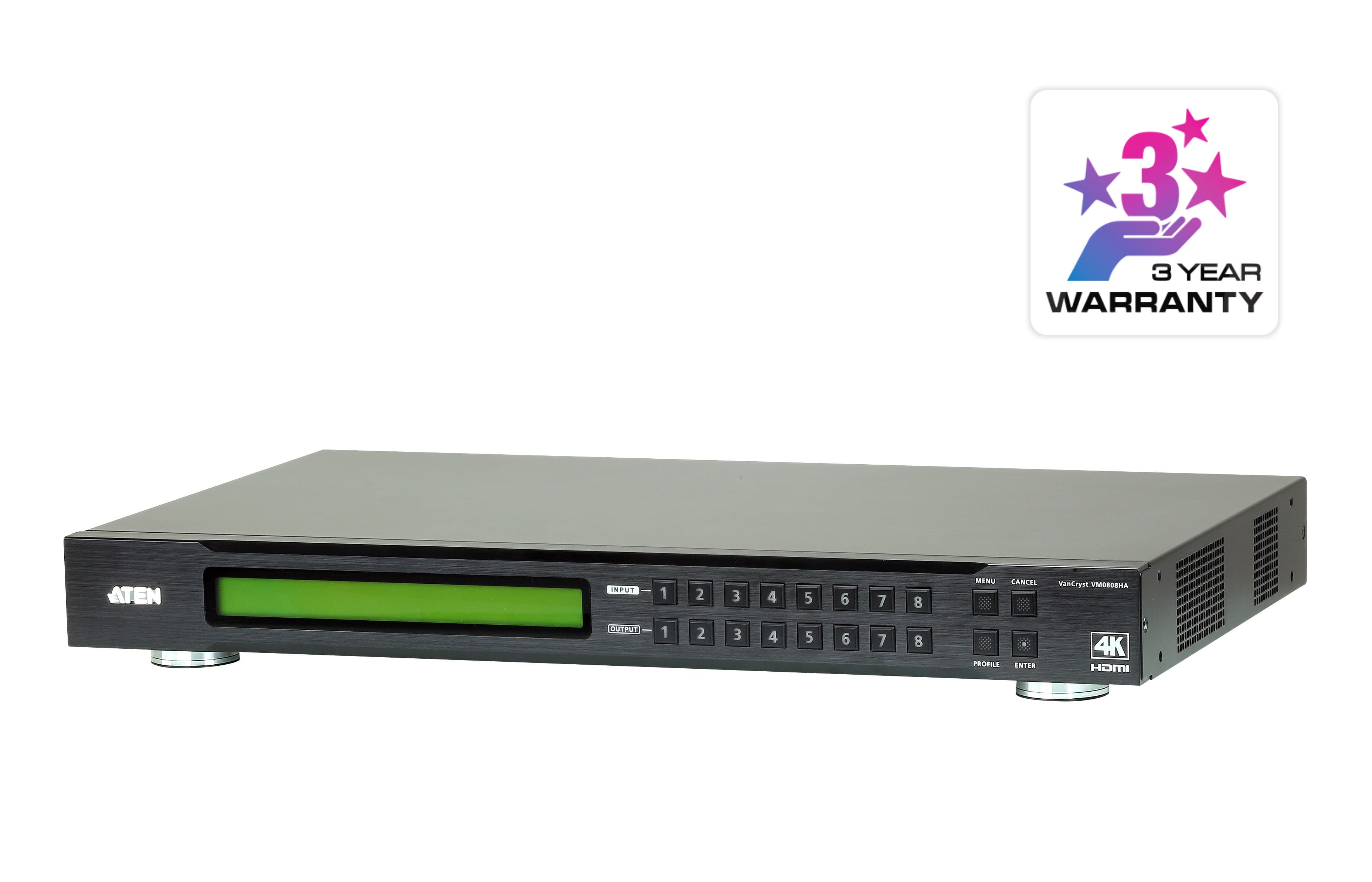 8x8 4K HDMI Matrix Switch — изглед 3