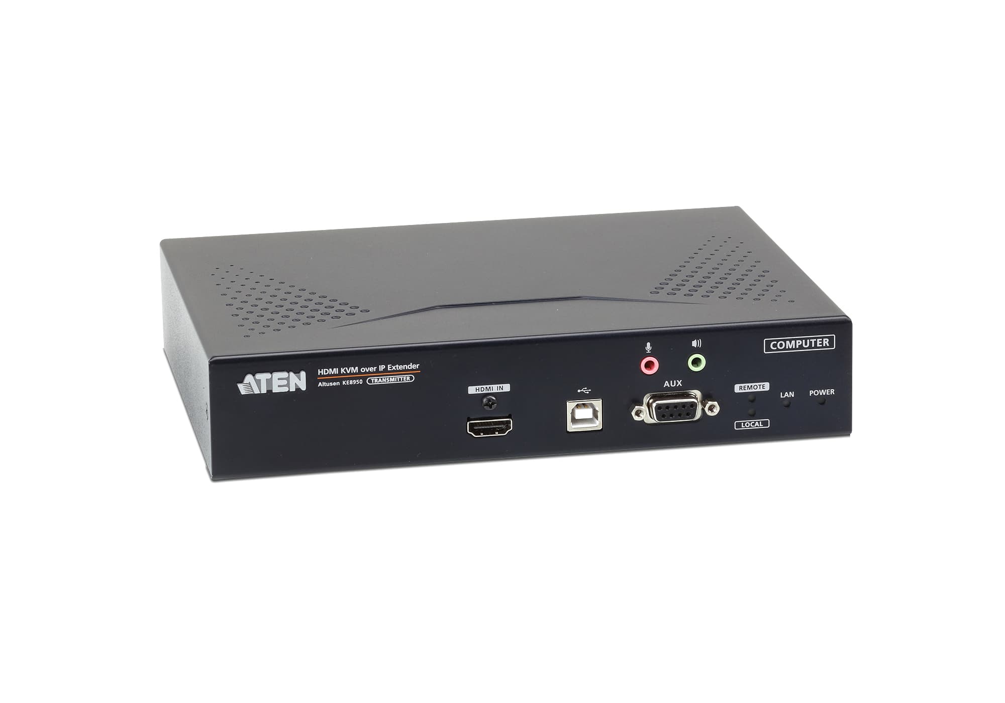 4K HDMI Single Display KVM over IP Transmitter — изглед 4