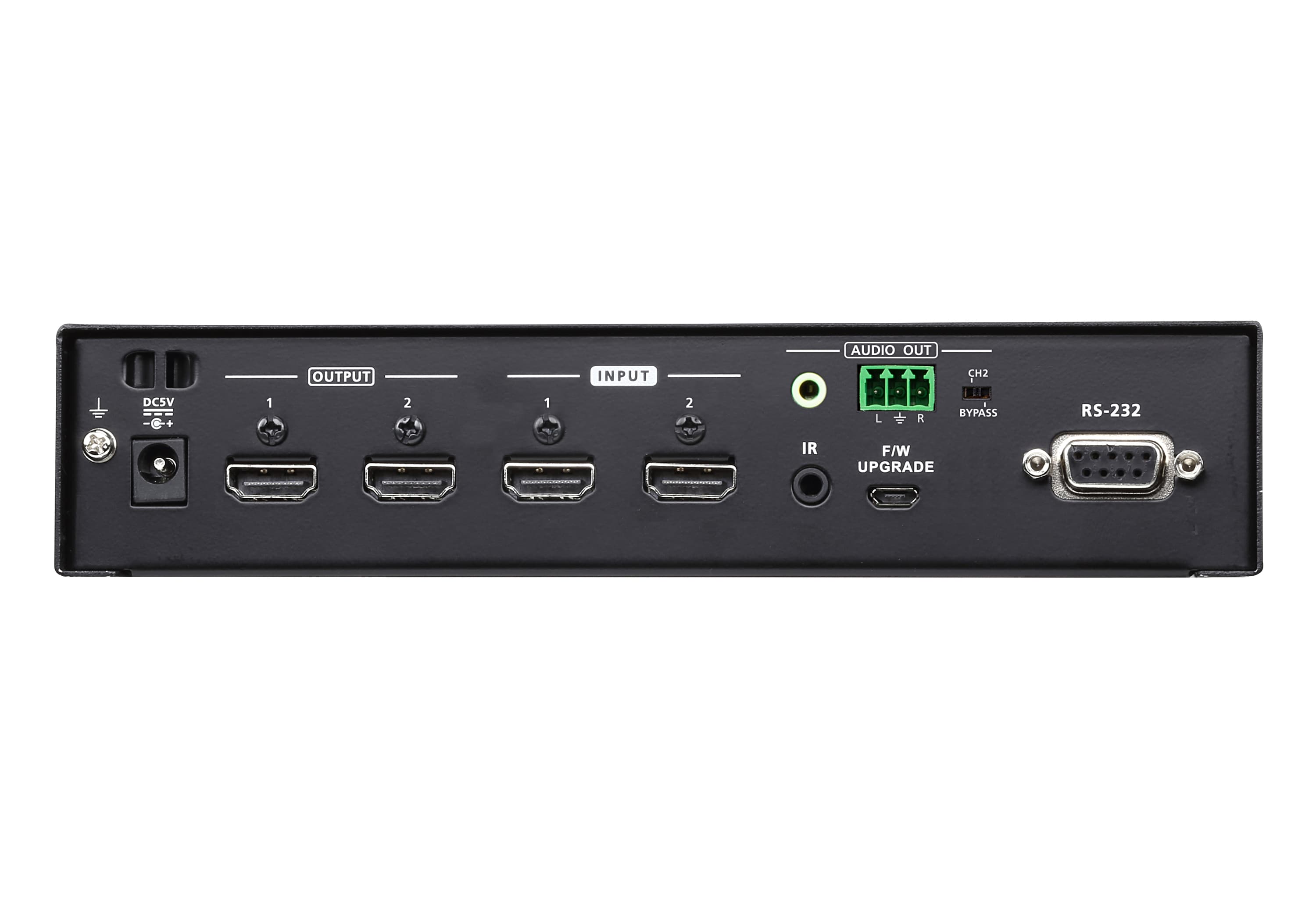 2 x 2 True 4K HDMI Matrix Switch with Audio De-Embedder — изглед 2