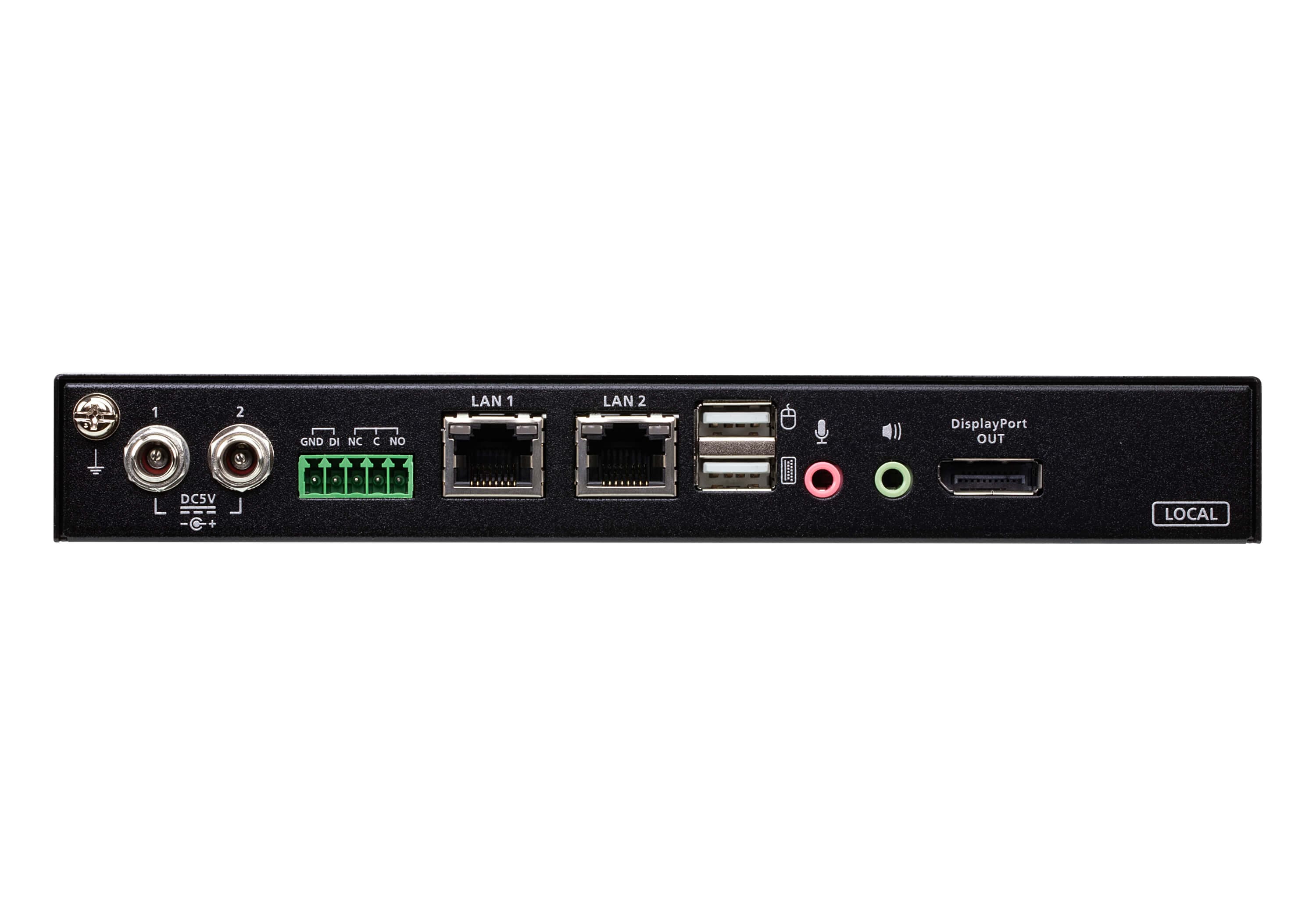 1-Local/Remote Share Access Single Port 4K DisplayPort KVM over IP Switch — изглед 2