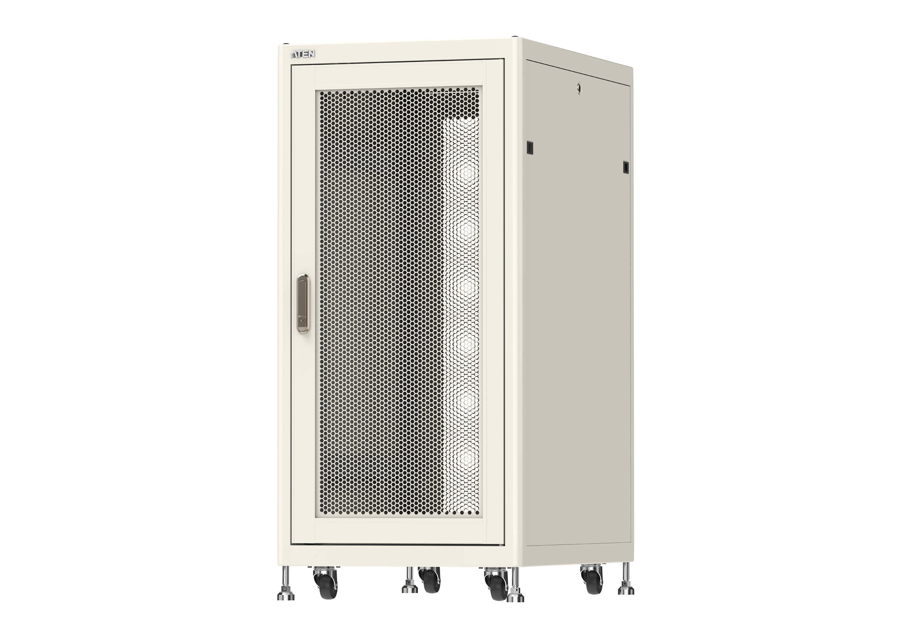 25U Standard Rack with Perforated Front and Rear Doors — изглед 3
