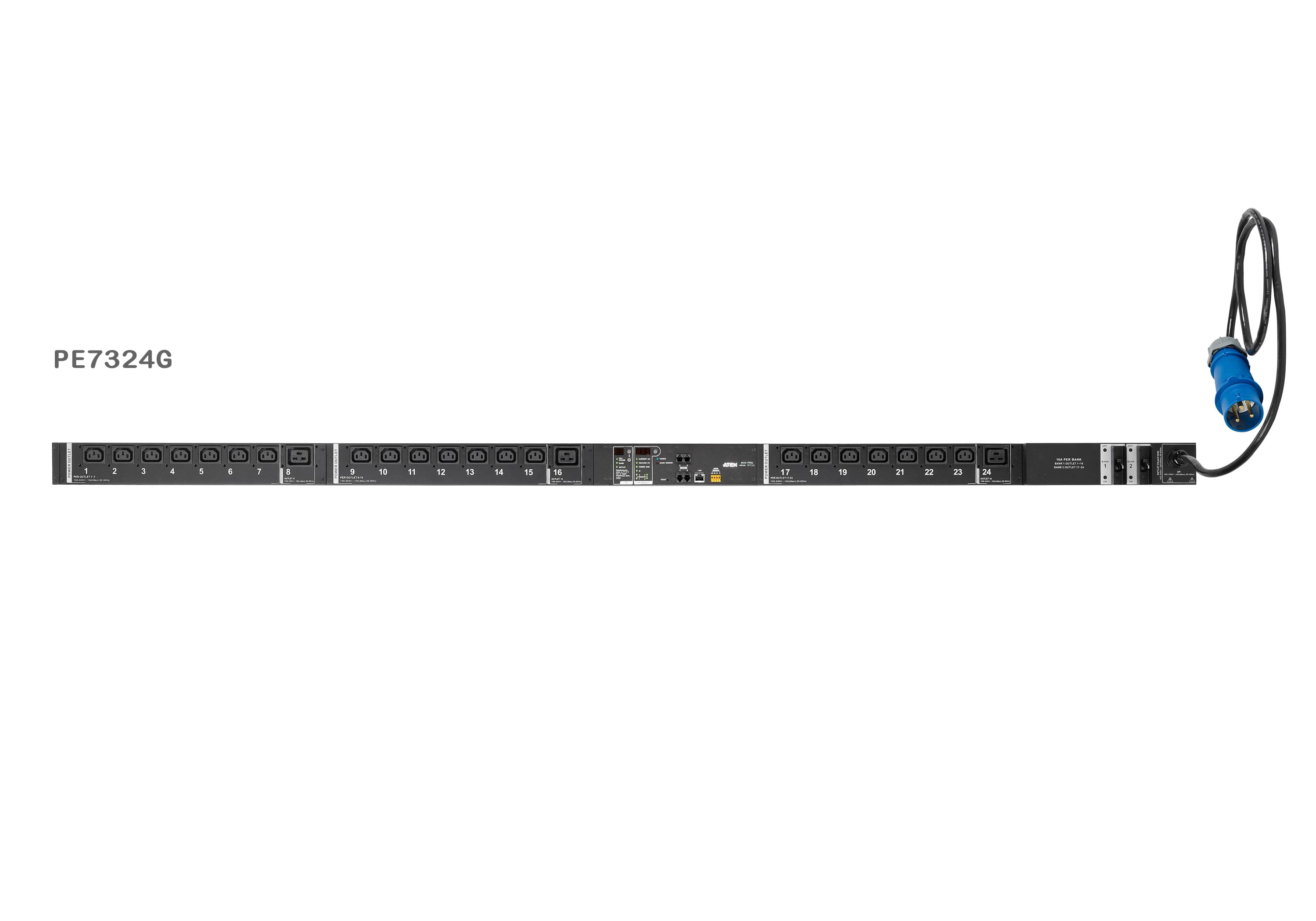 30A/32A 24-Outlet Outlet-Metered eco PDU