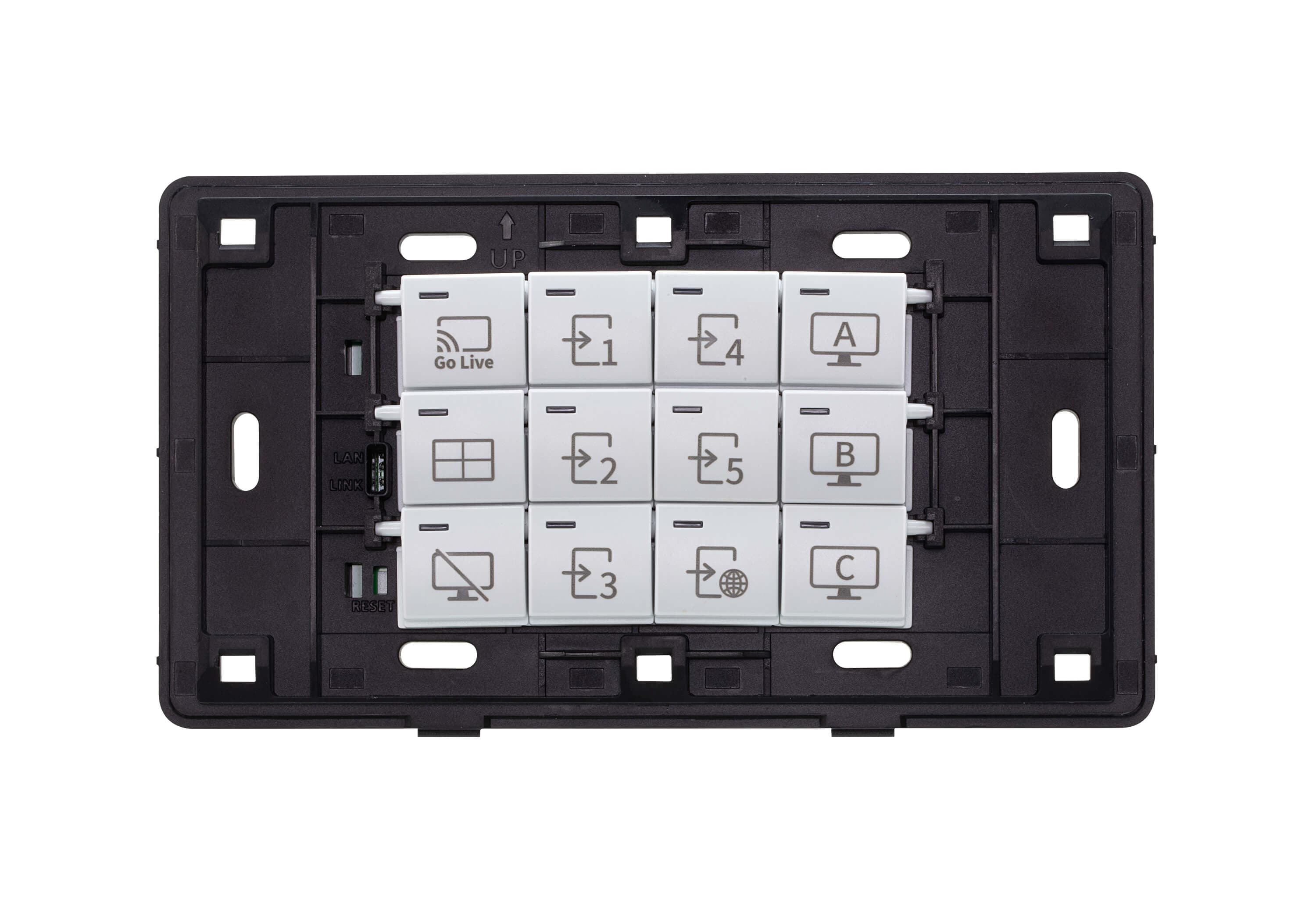 12-Key Network Remote Pad (EU, 2 Gang) — изглед 2