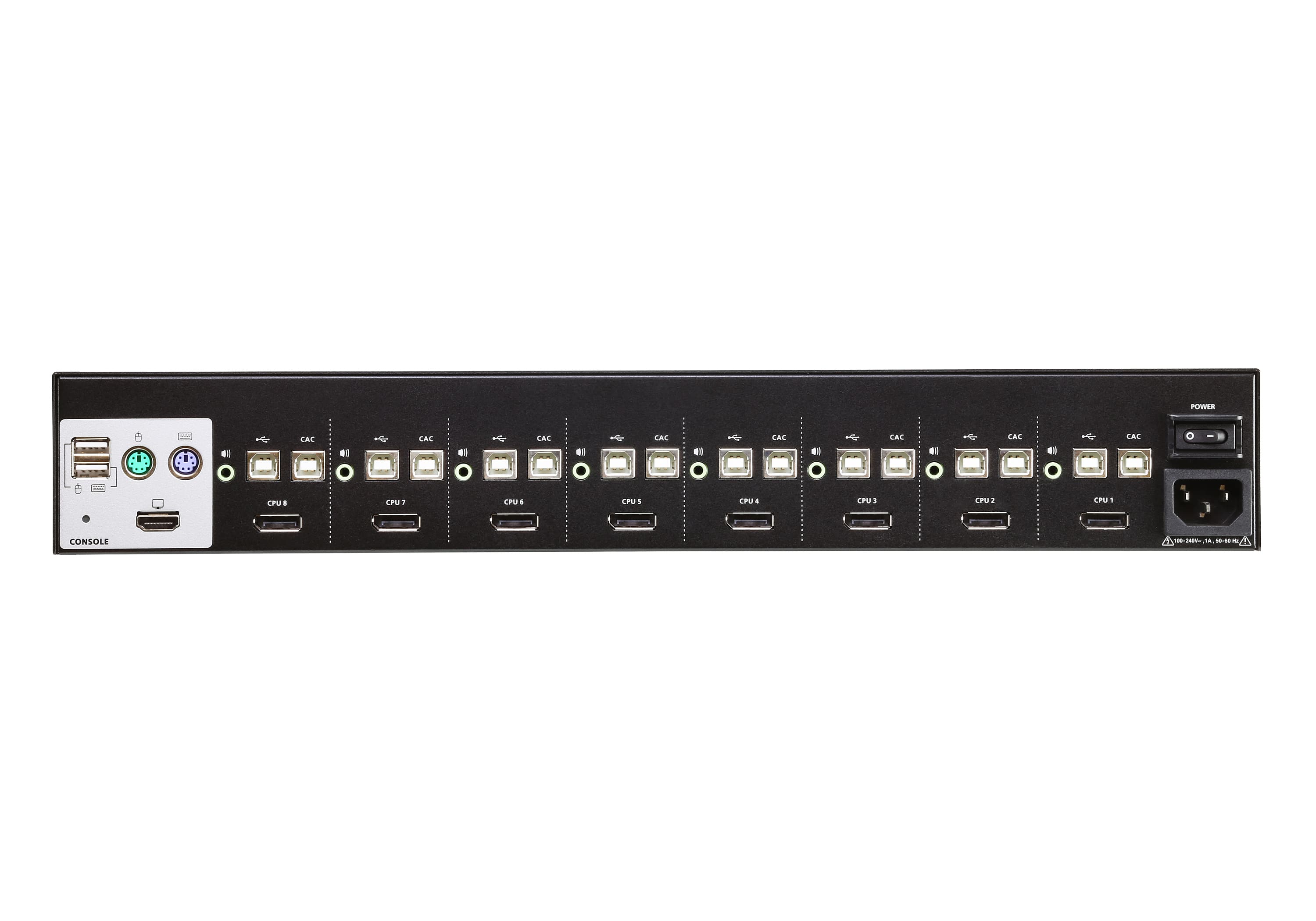 8-Port USB DisplayPort Secure KVM Switch (PSS PP v3.0 Compliant) — view 2