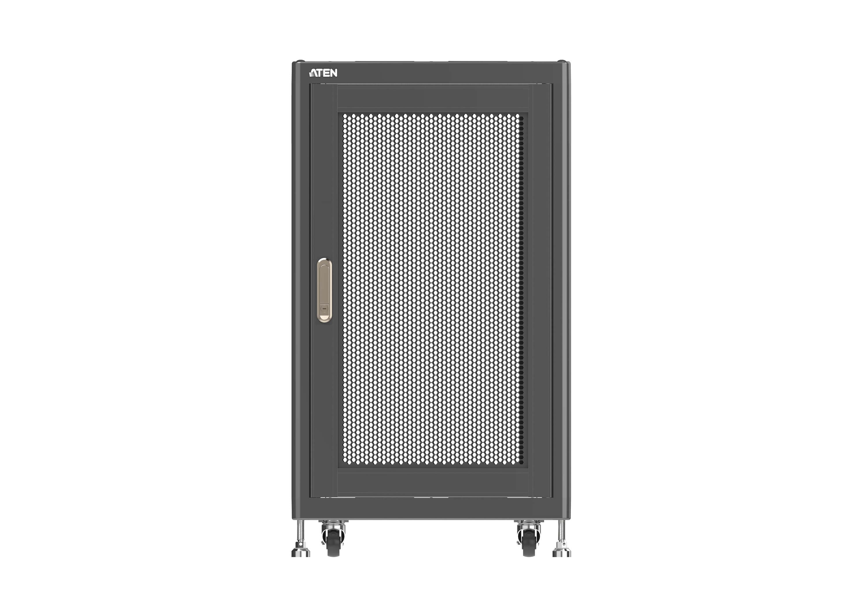 20U Standard Rack with Perforated Front and Rear Doors — изглед 4