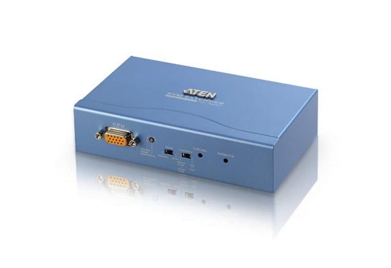 PS/2 VGA Cat 5 KVM Extender with Extra Remote PC (1024 x 768@300m) — изглед 2