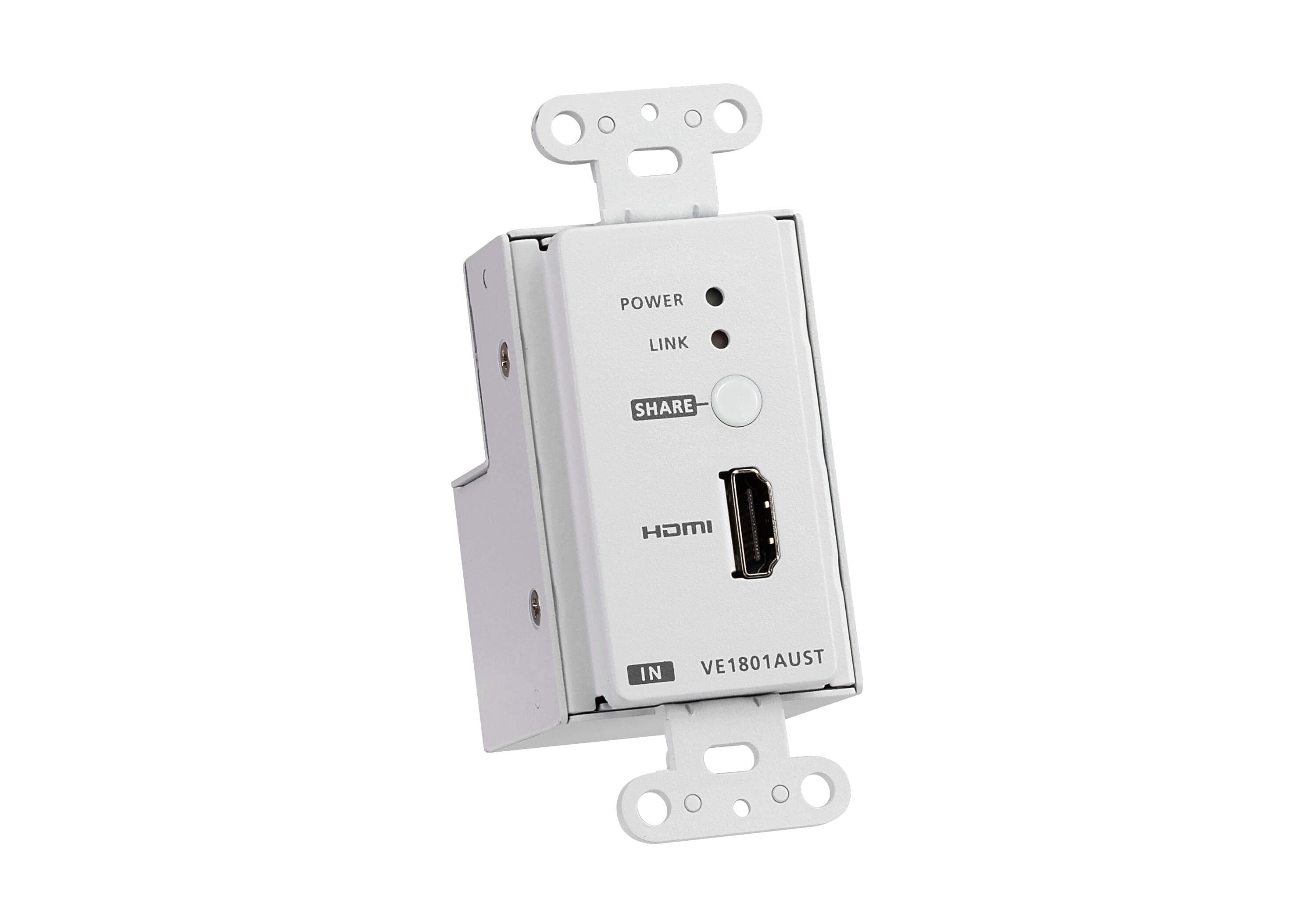 HDMI HDBaseT-Lite Transmitter with US Wall Plate / PoH (PoH  PD) — изглед 6