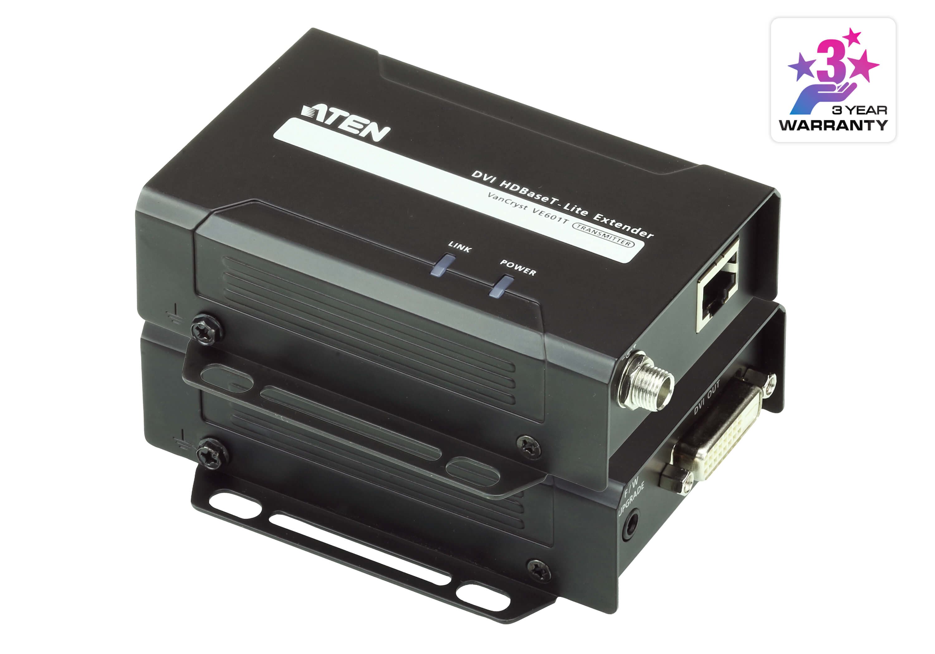 DVI HDBaseT-Lite Extender (1080p@70m)
(HDBaseT Class B) — изглед 3