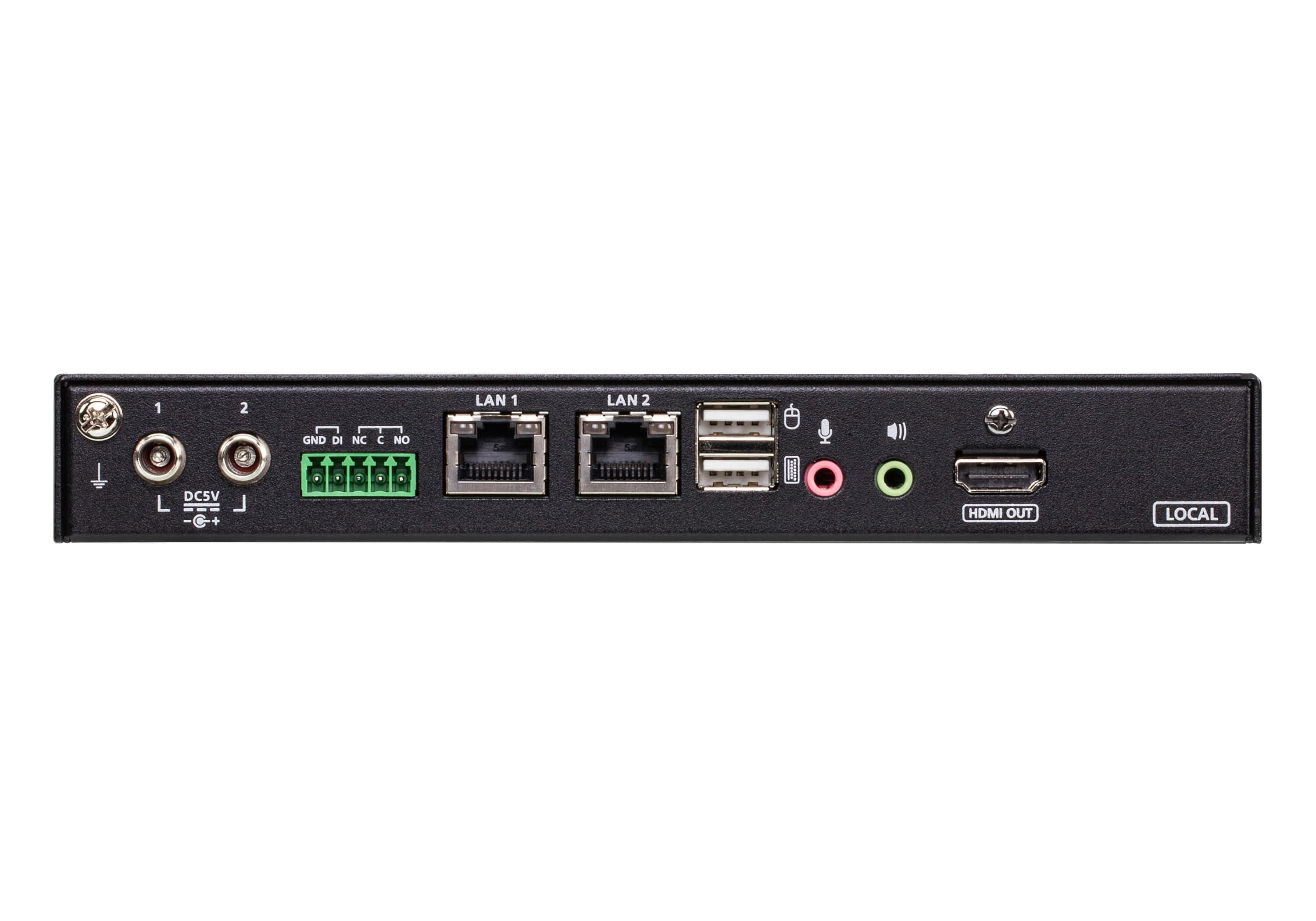 1-Local / Remote Shared Access Single Port 4K HDMI KVM over IP Switch — изглед 2