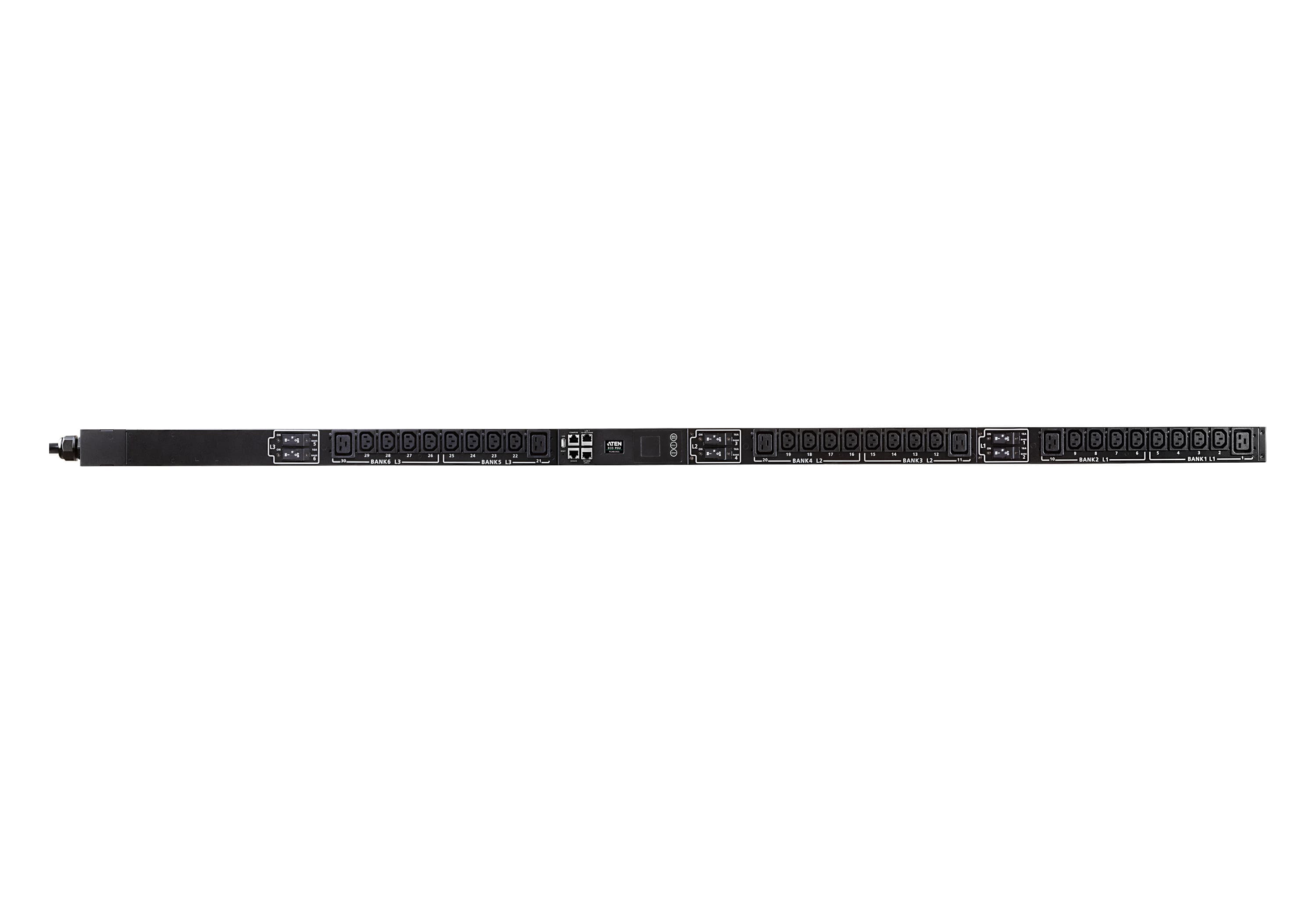 30A/32A 30-Outlet 3-Phase Outlet-Metered & Switched eco PDU — изглед 2