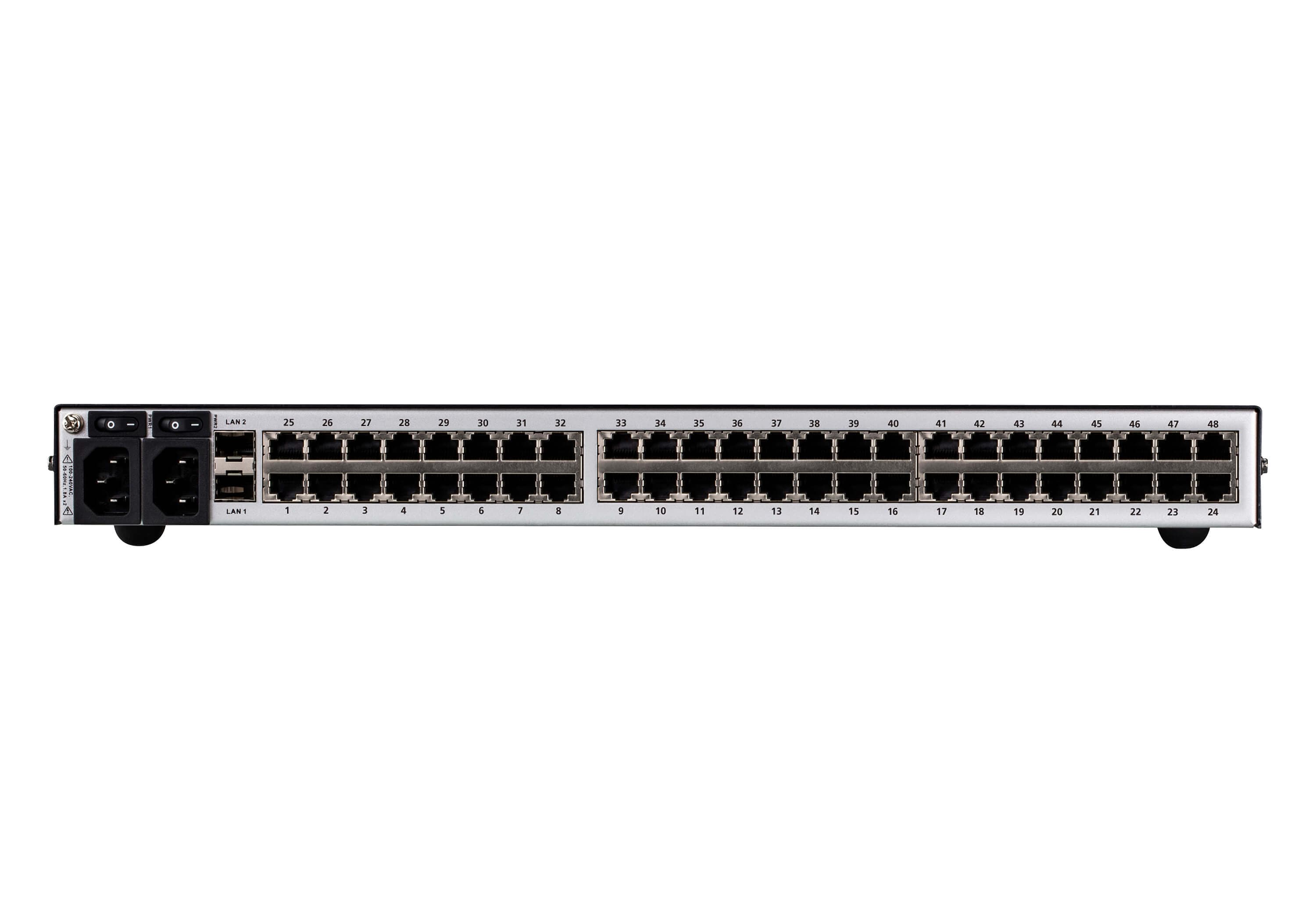 48-Port Serial Console Server with Dual Power / SFP — изглед 2