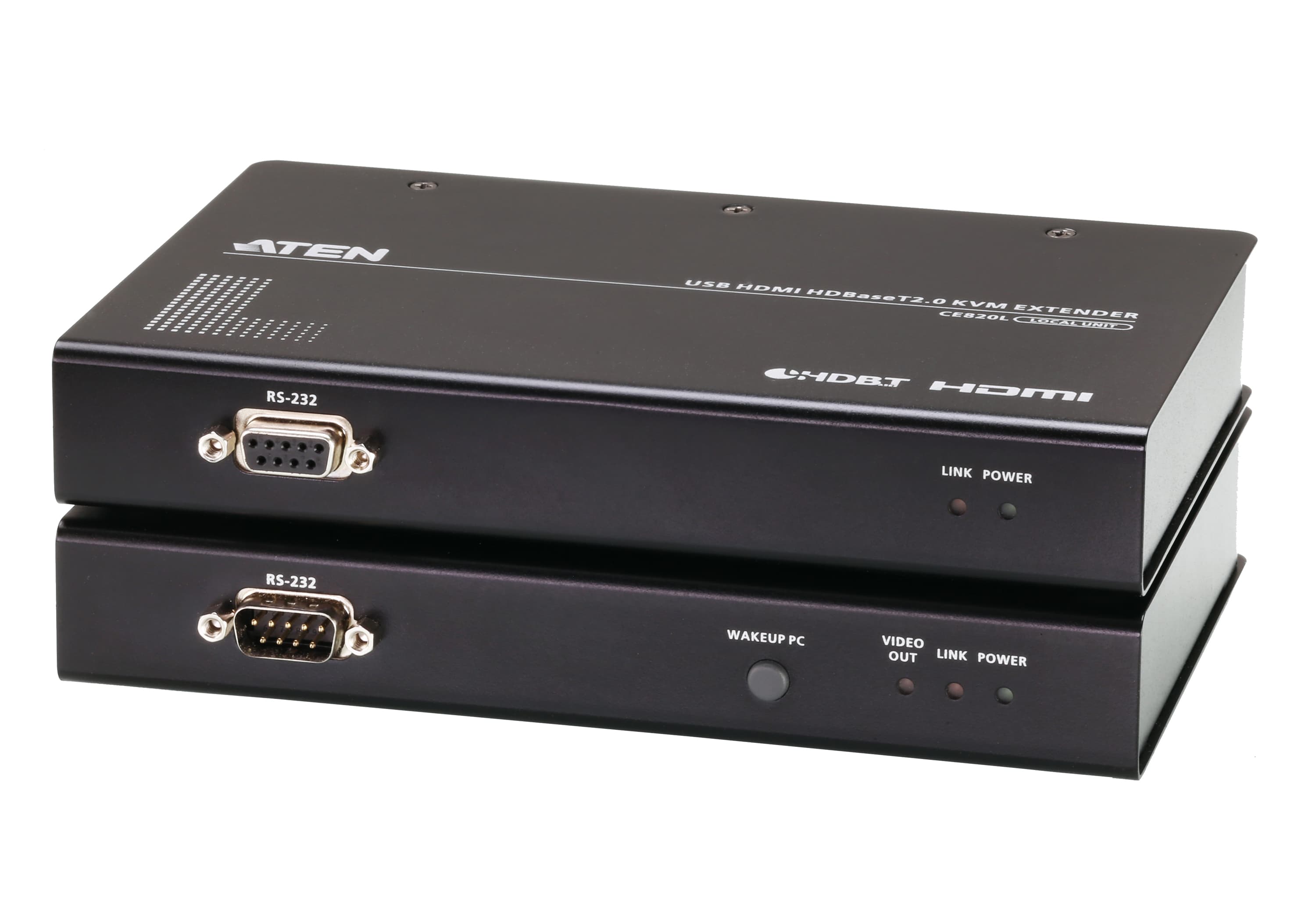 USB HDMI HDBaseT™ 2.0 KVM Extender (4K@100 m) — изглед 3