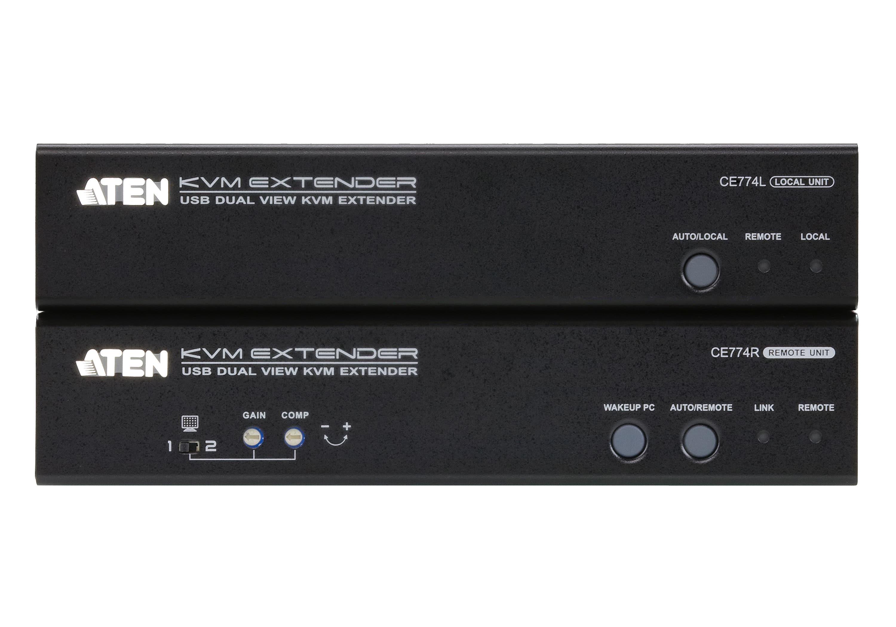 USB VGA Dual View Cat 5 KVM Extender (1600 x 1200@150m) — изглед 2