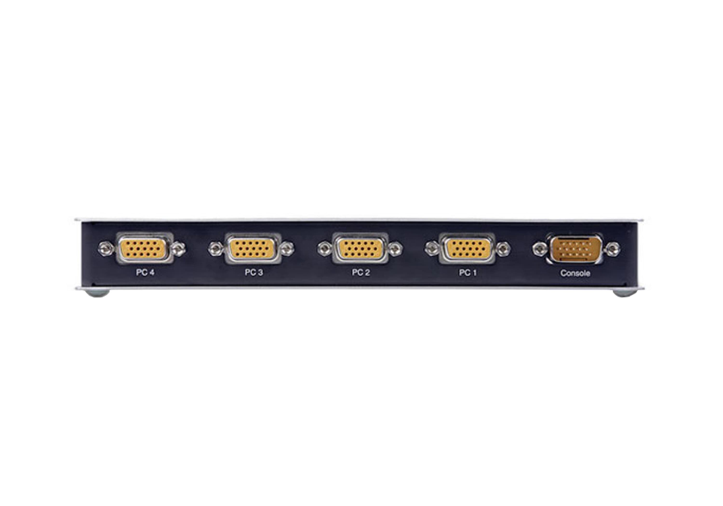 4-Port PS/2 VGA Slim KVM Switch — view 3