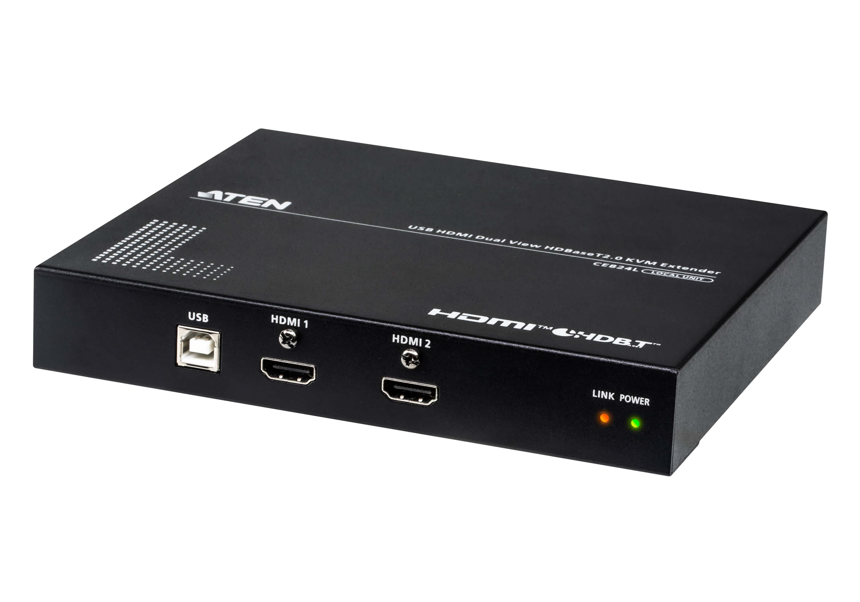 USB HDMI Dual View HDBaseT™ 2.0 KVM Extender (4K@100m for Single View) — изглед 4