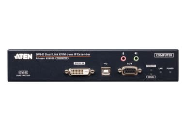2K DVI-D Dual-Link KVM over IP Transmitter with Dual SFP