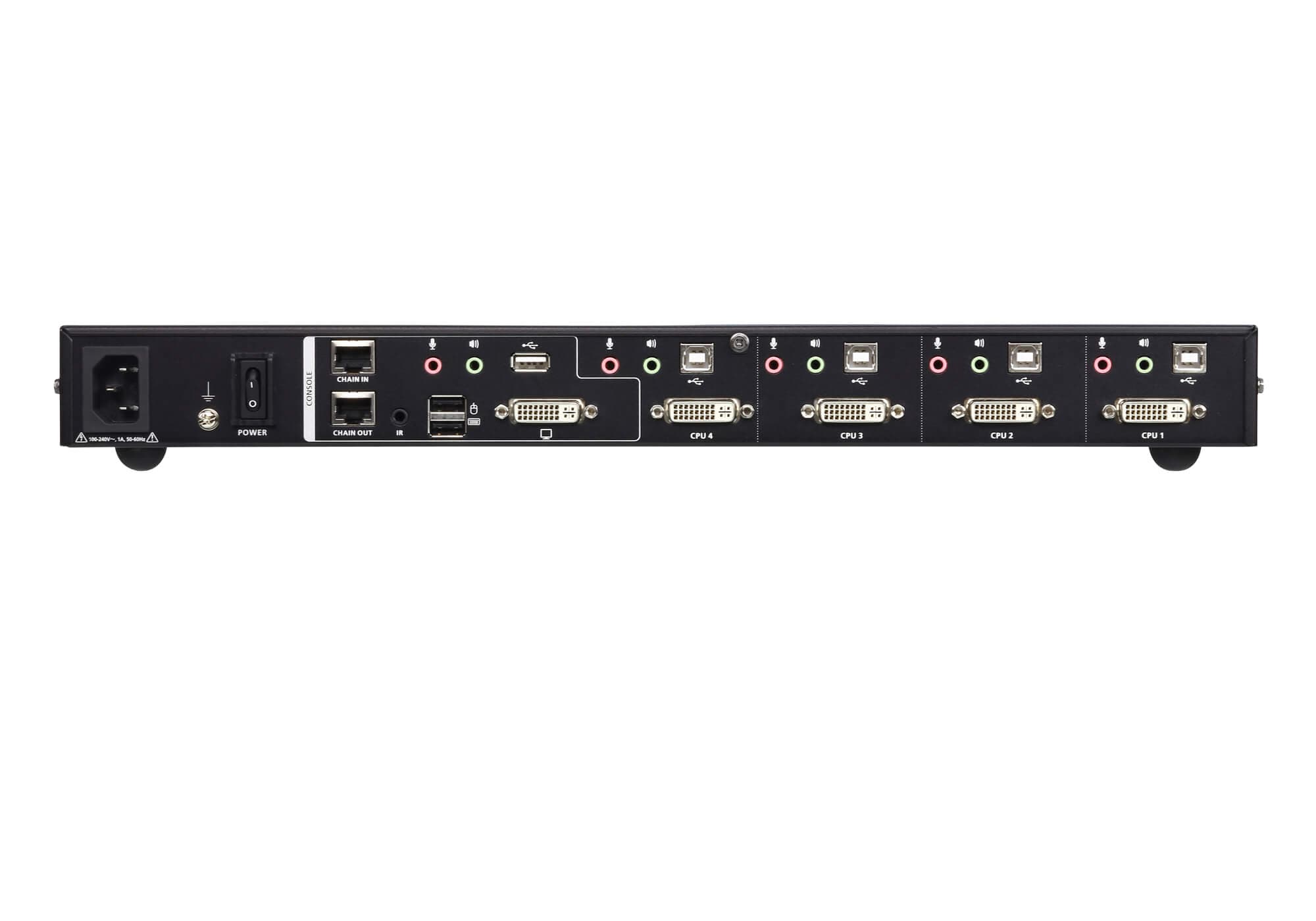 4-Port USB DVI Multi-View KVMP™ Switch — изглед 2