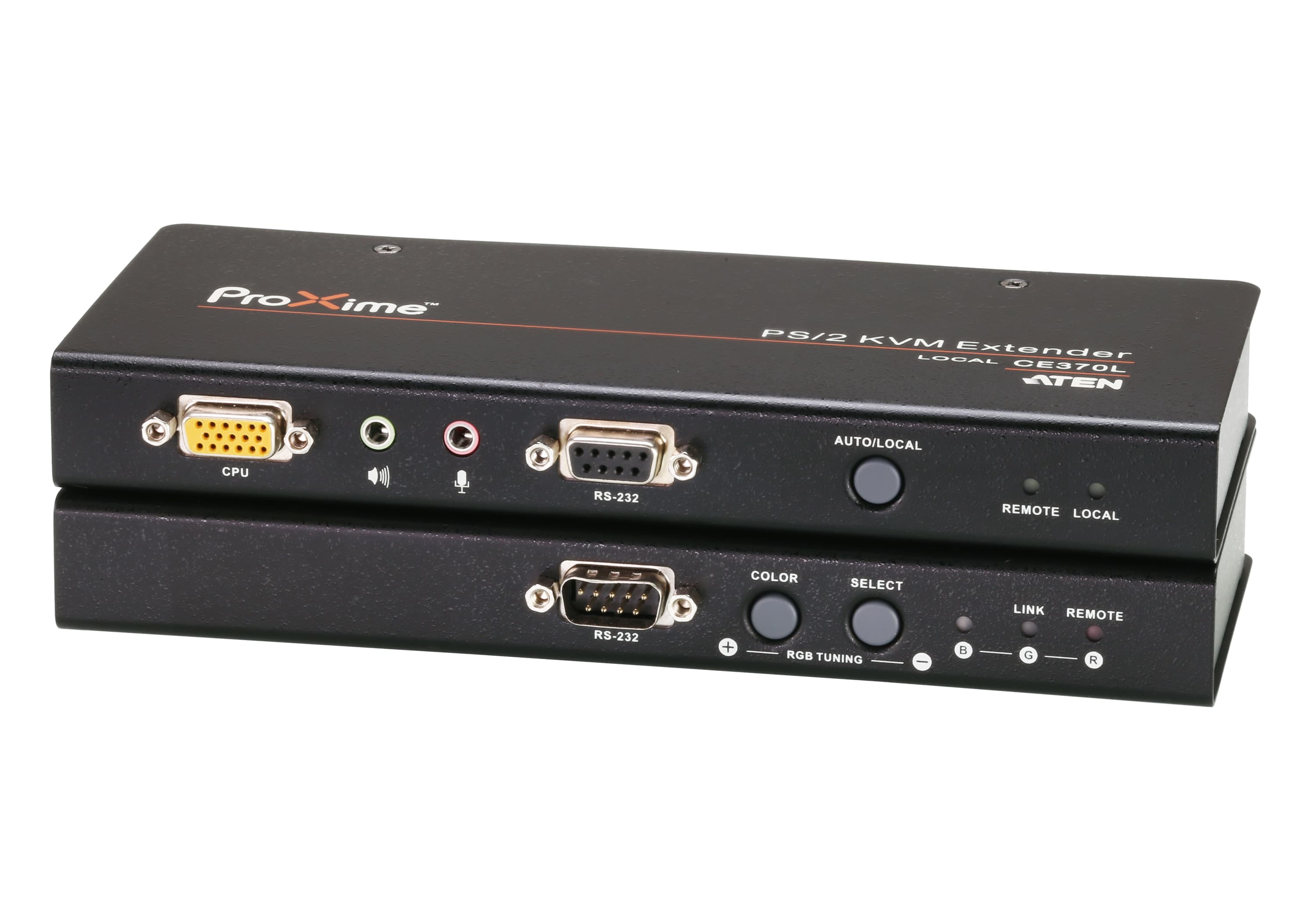 PS/2 VGA/Audio Cat 5 KVM Extender with Deskew (1280 x 1024@300m) — изглед 3