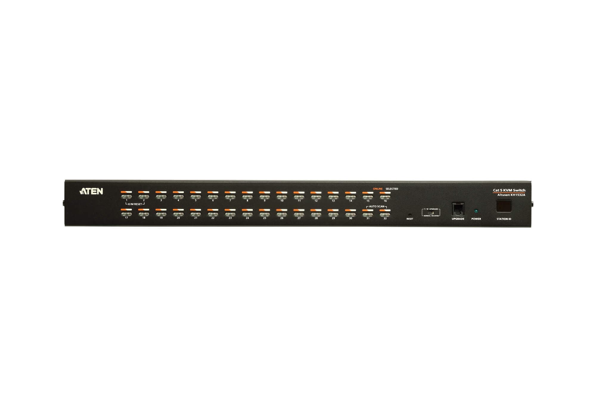 32-Port Multi-Interface (DisplayPort, HDMI, DVI, VGA) Cat 5 KVM Switch