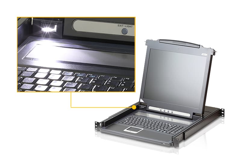 Single Rail LCD Console (PS/2-USB, VGA) — изглед 4