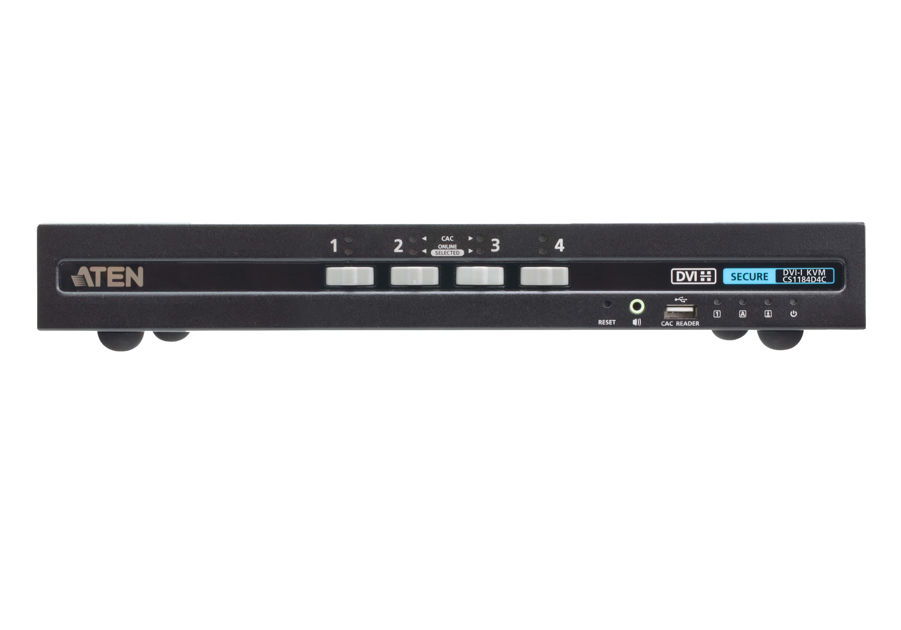 4-Port USB DVI Secure KVM Switch with CAC (PSD PP v4.0 Compliant) — изглед 2