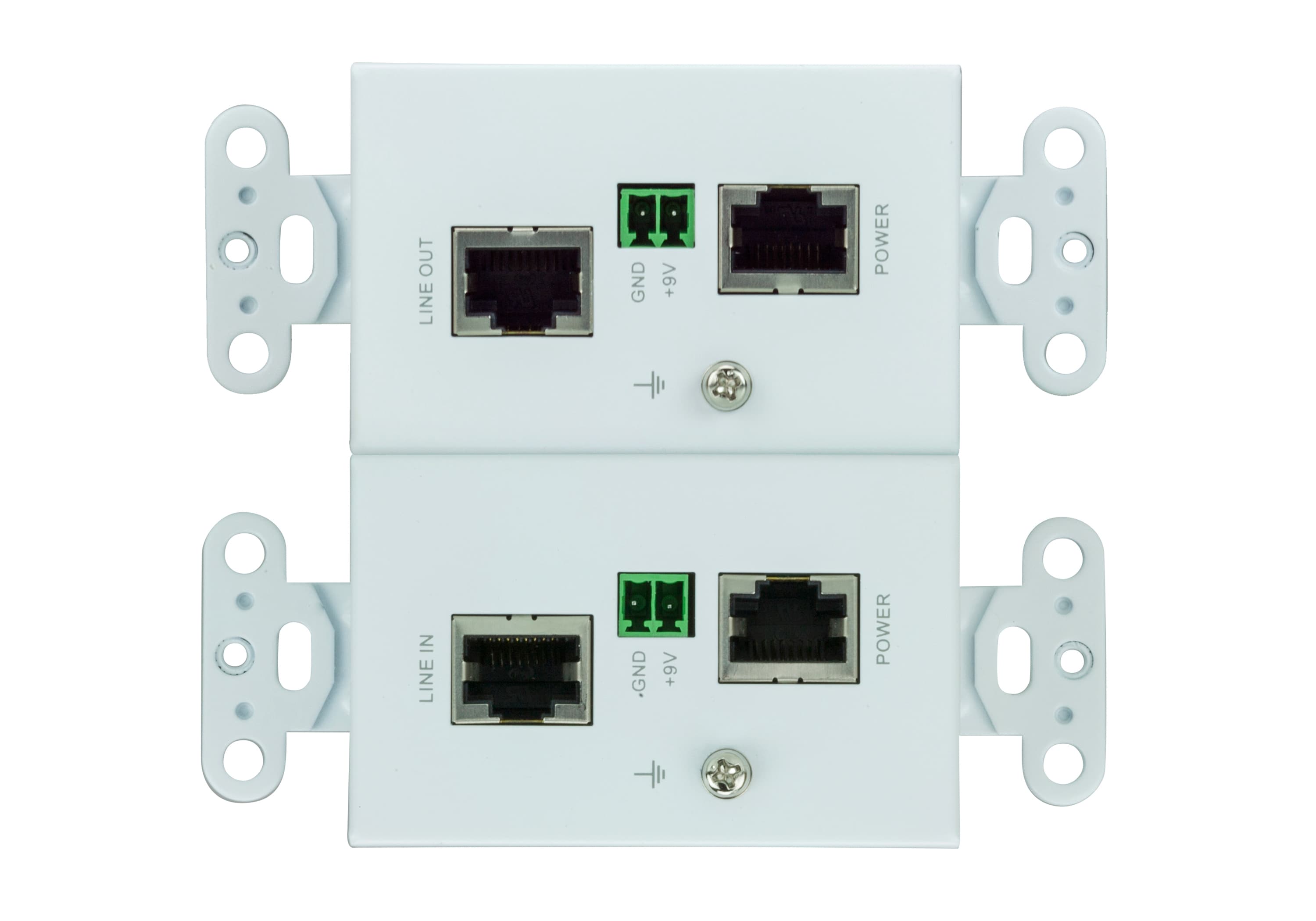 VGA/Audio Cat 5 Extender Wall Plate (US) (1280 x 1024@150m) — изглед 3
